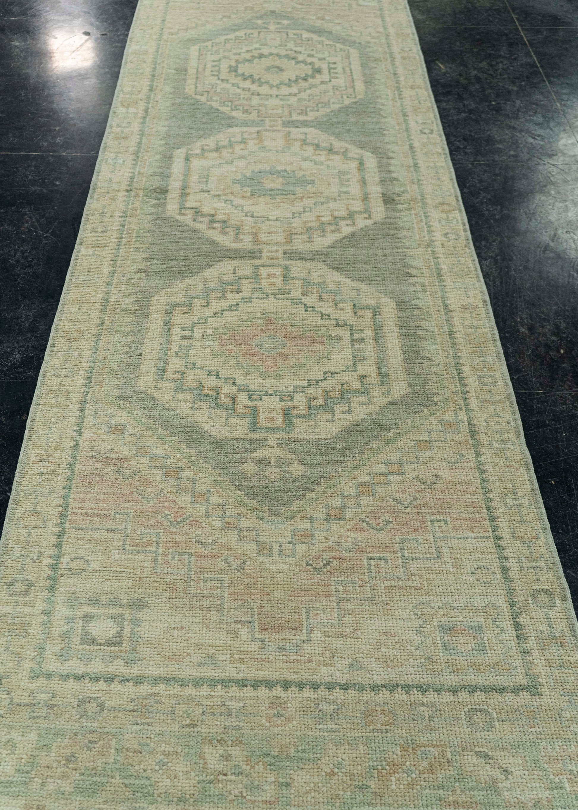 Turkish Oushak Rug 2'11" x 11'2" #19271