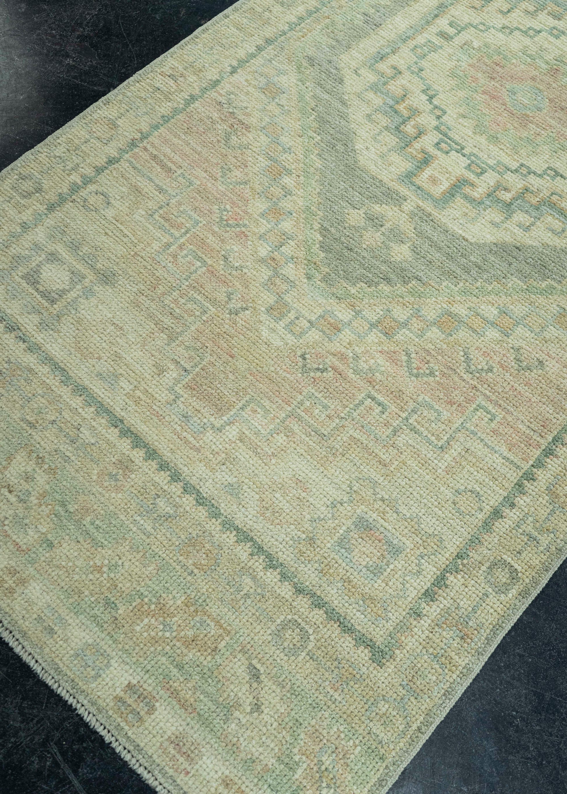 Turkish Oushak Rug 2'11" x 11'2" #19271