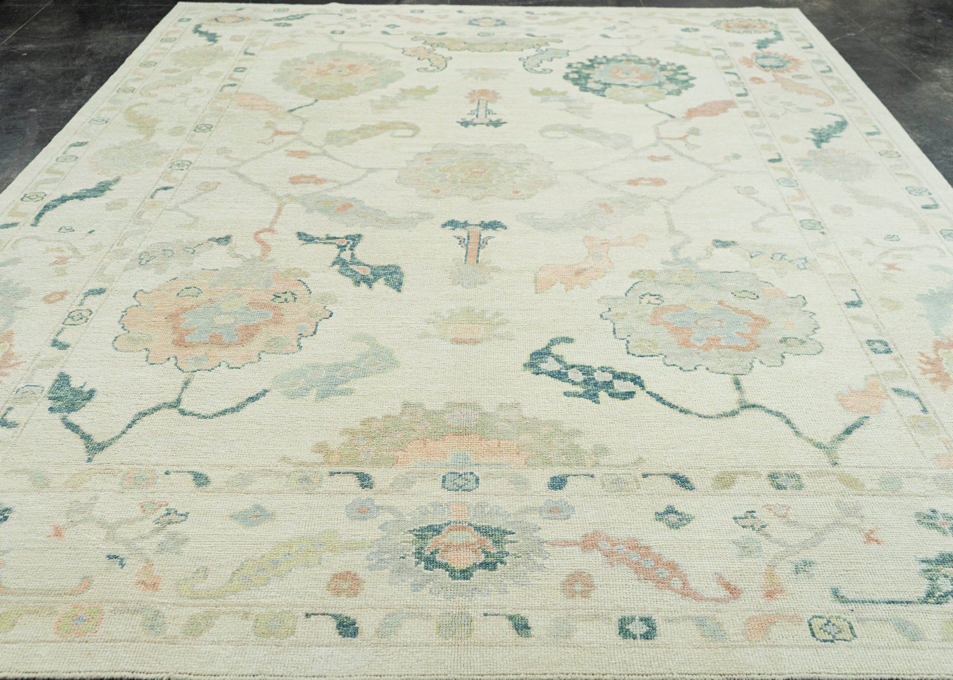 Turkish Oushak Rug 9'4" x 12'9" #22166