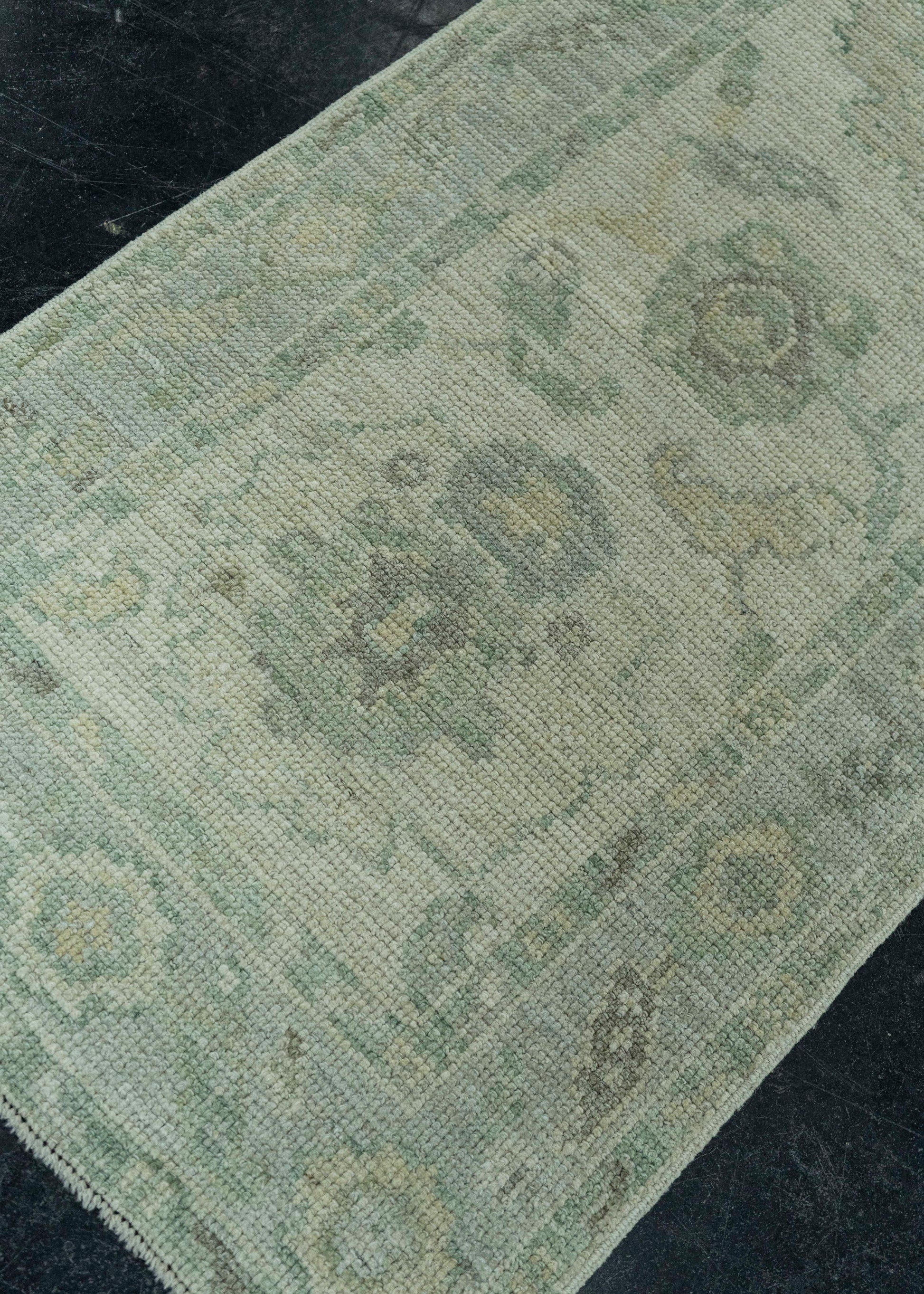 Turkish Oushak Rug 2'2" x 10'6" #19323