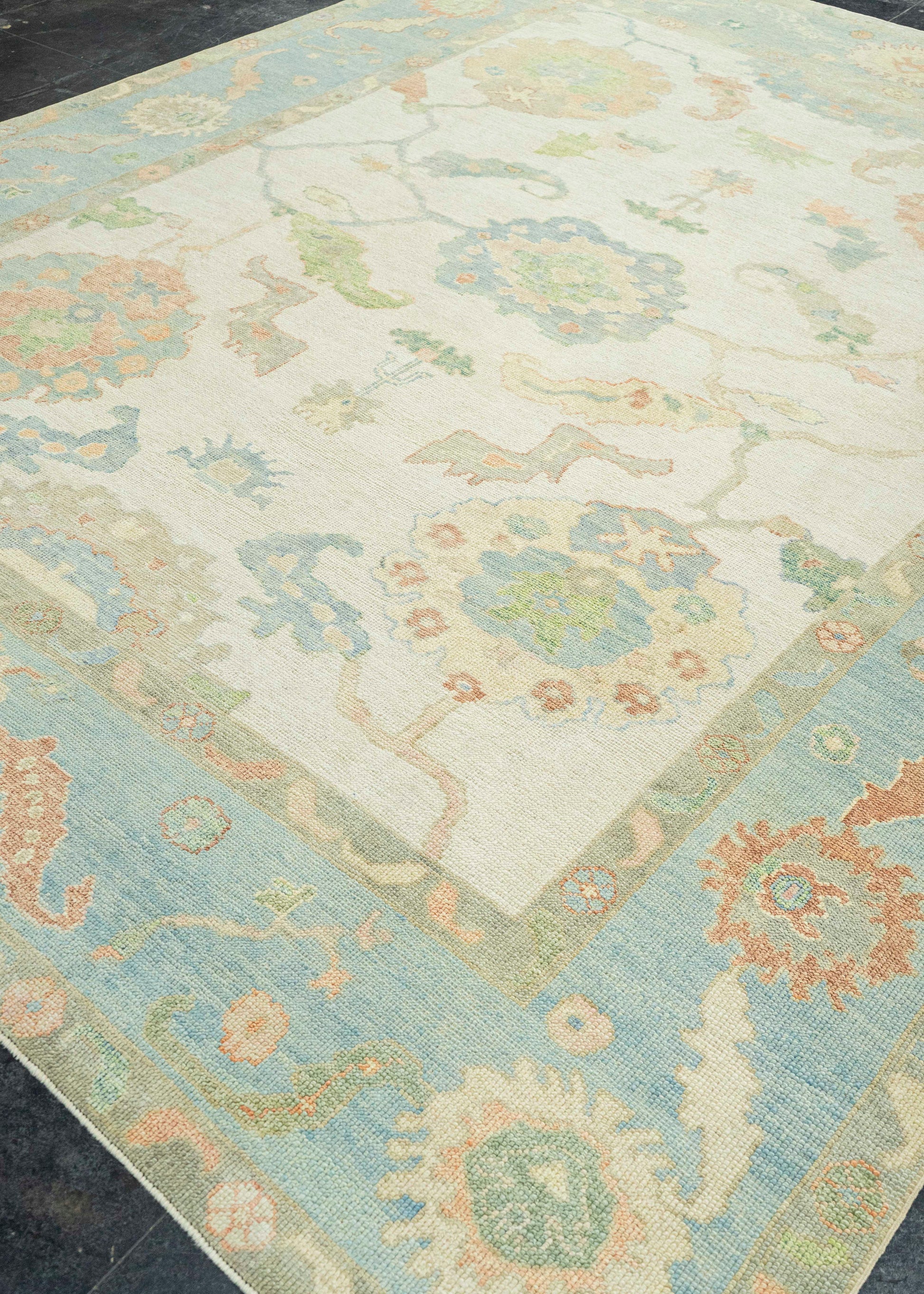 Turkish Oushak Rug 9'1" x 11'2" #22204