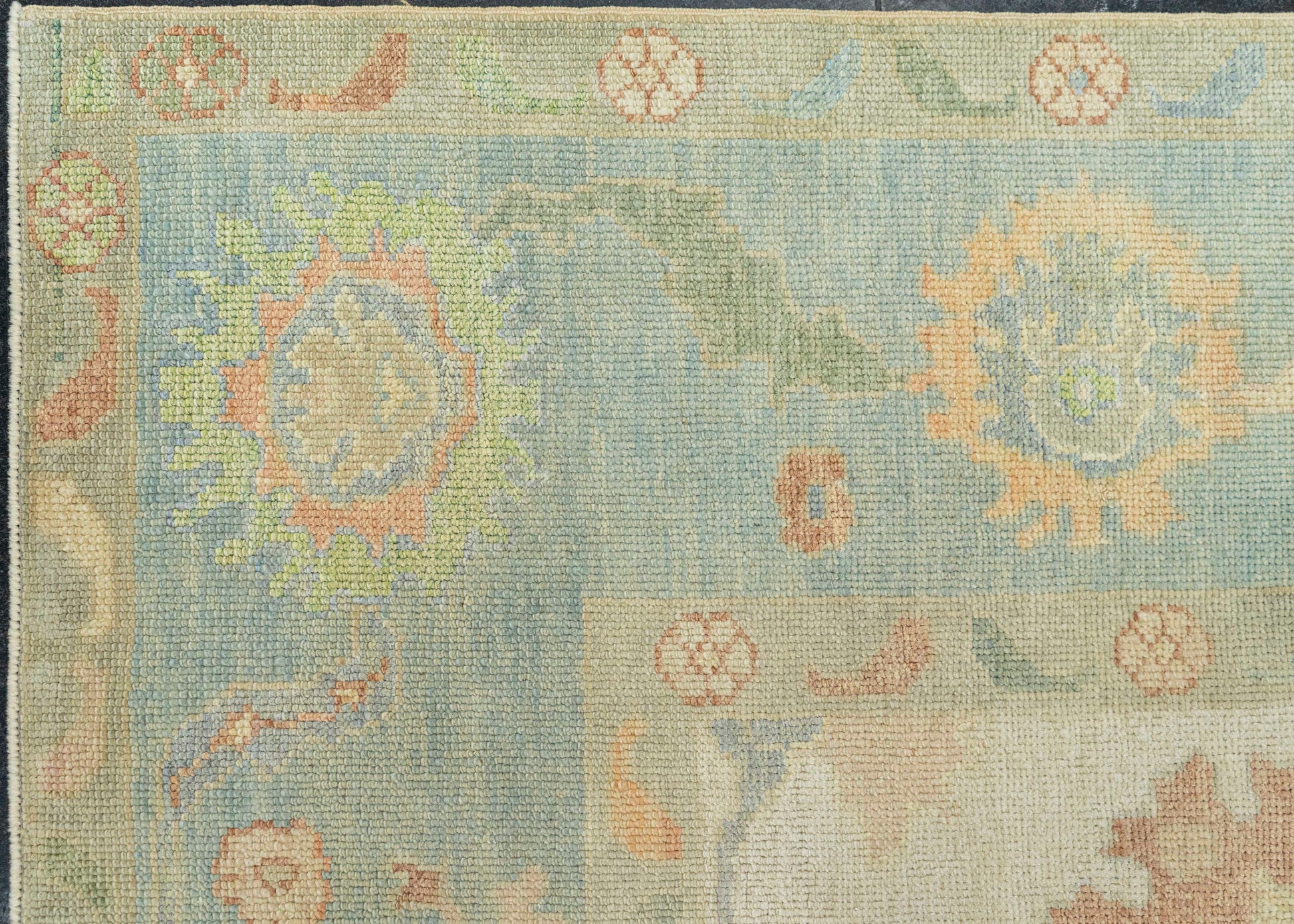 Turkish Oushak Rug 9'1" x 11'2" #22204