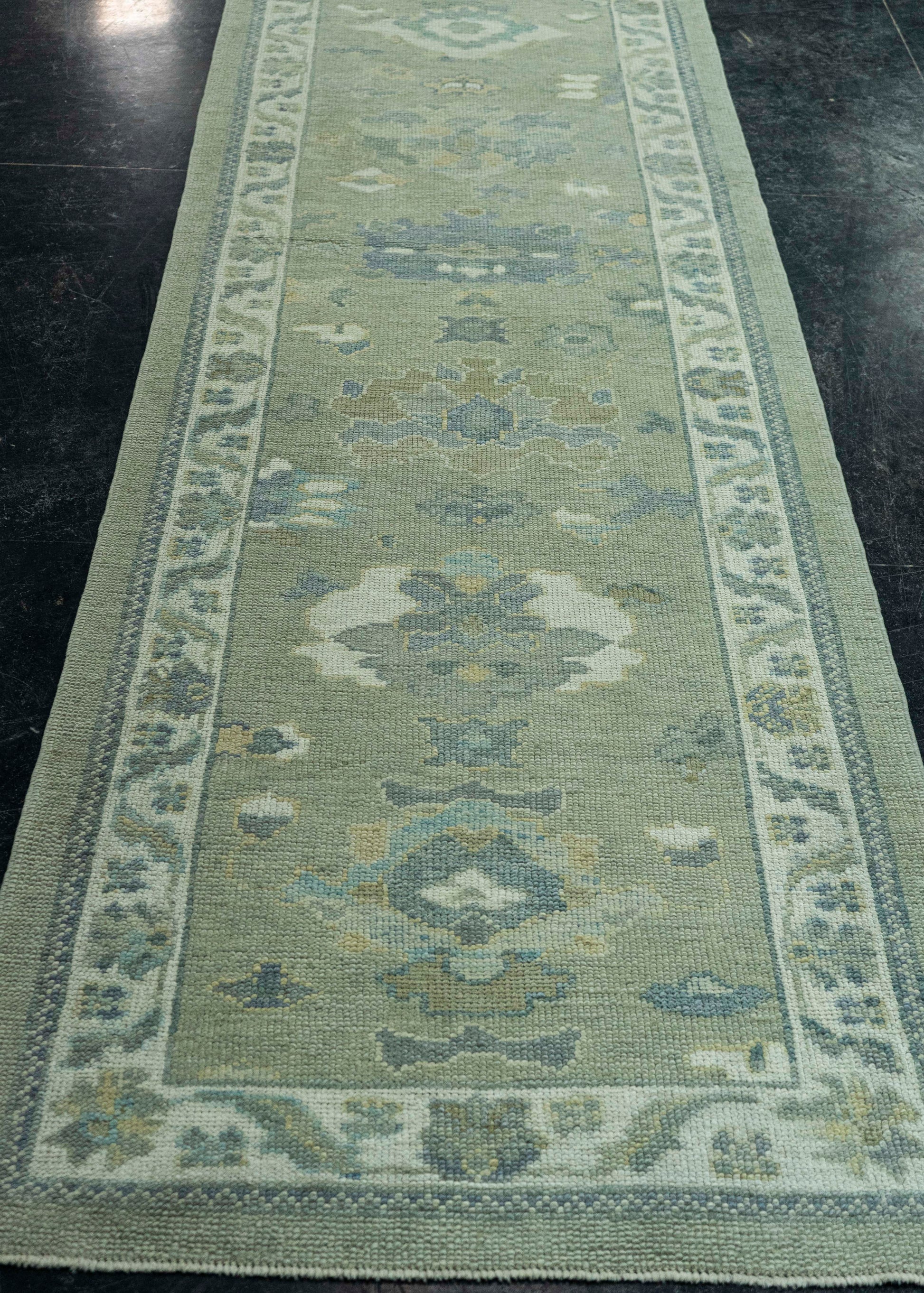 Turkish Oushak Rug 2'11" x 10'7" #19043