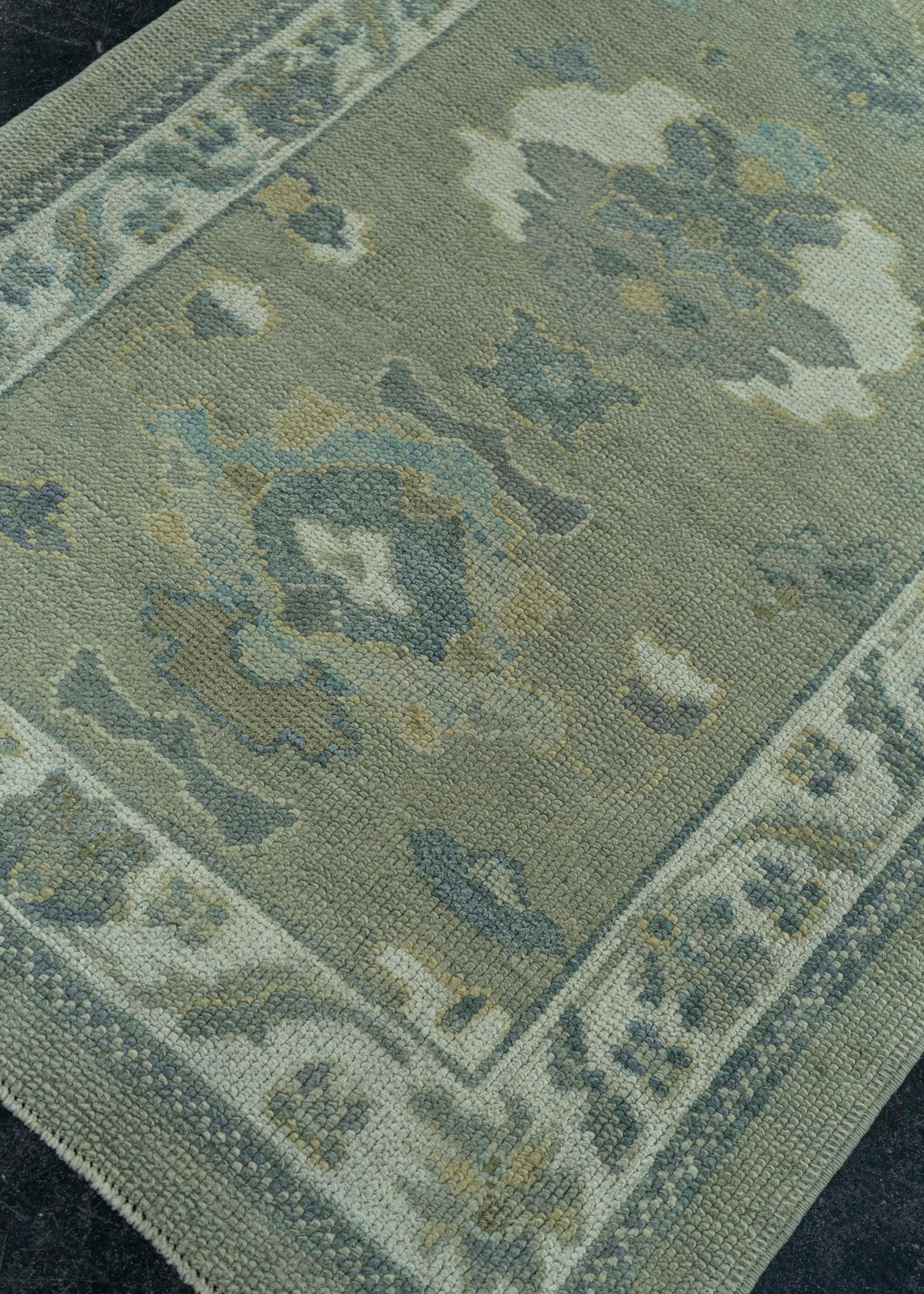 Turkish Oushak Rug 2'11" x 10'7" #19043