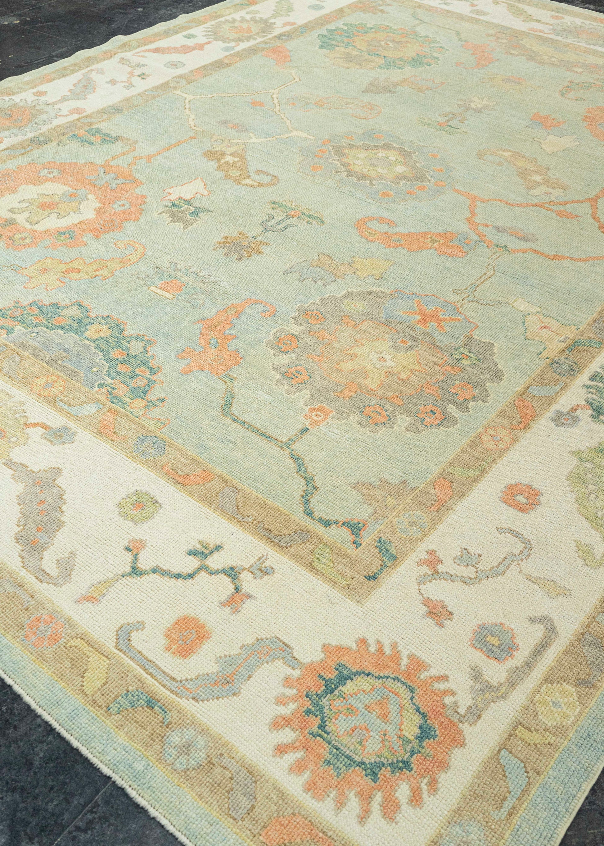 Turkish Oushak Rug 9'4" x 12'5" #22167