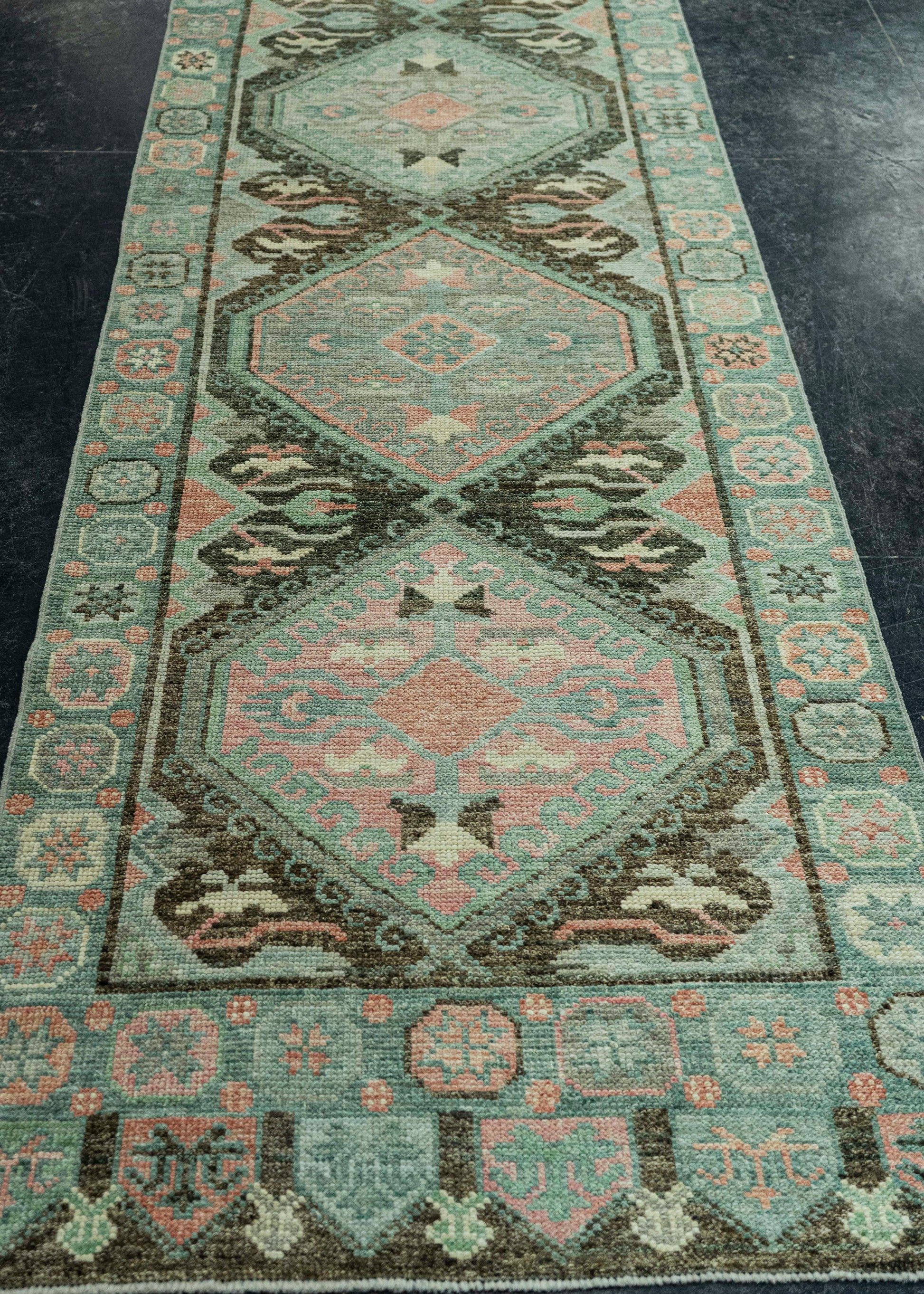 Turkish Oushak Rug 2'10" x 10'5" #20053