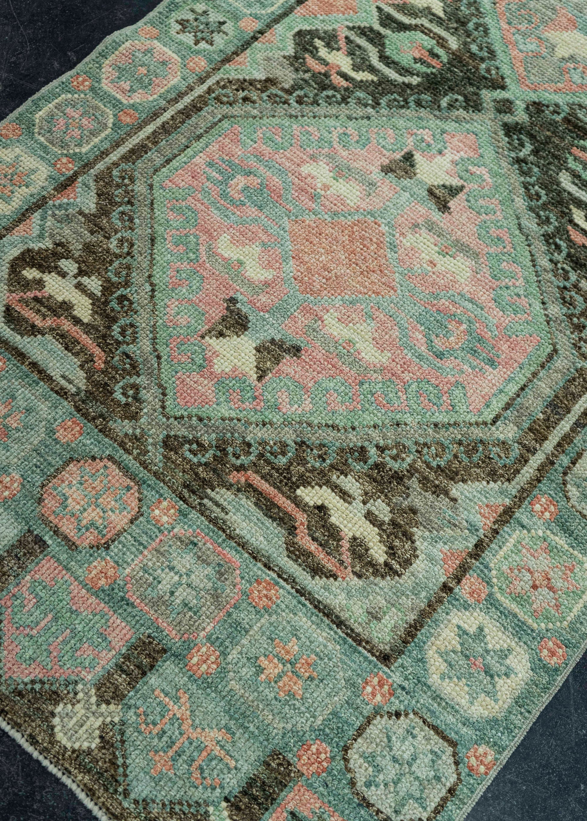 Turkish Oushak Rug 2'10" x 10'5" #20053