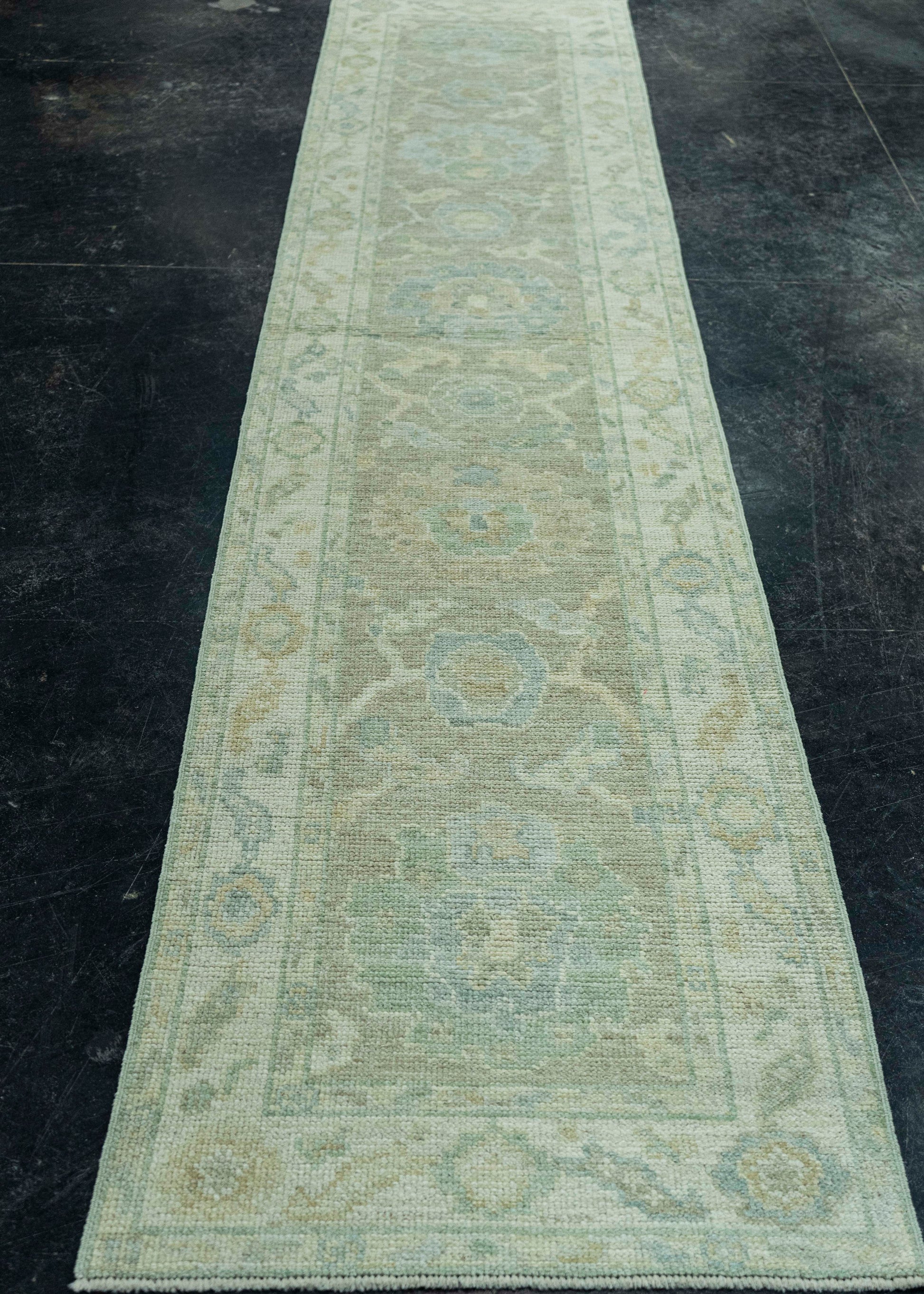 Turkish Oushak Rug 2'2" x 10'3" #19275