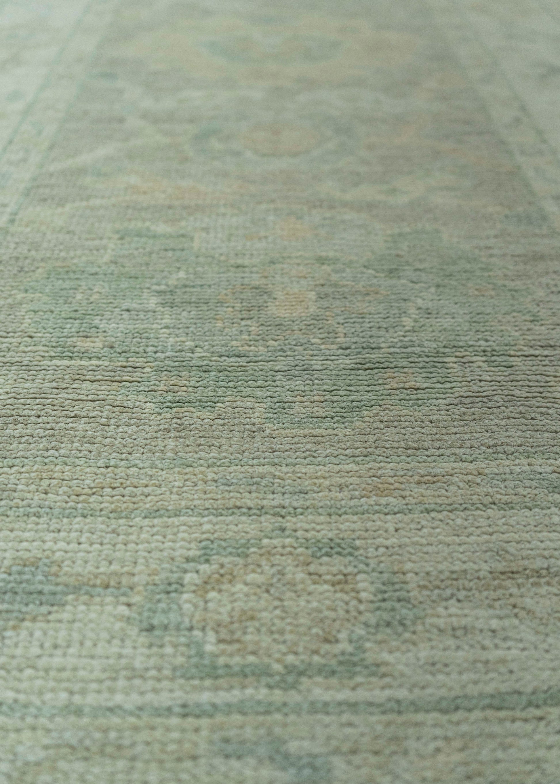 Turkish Oushak Rug 2'6" x 10'3" #19333