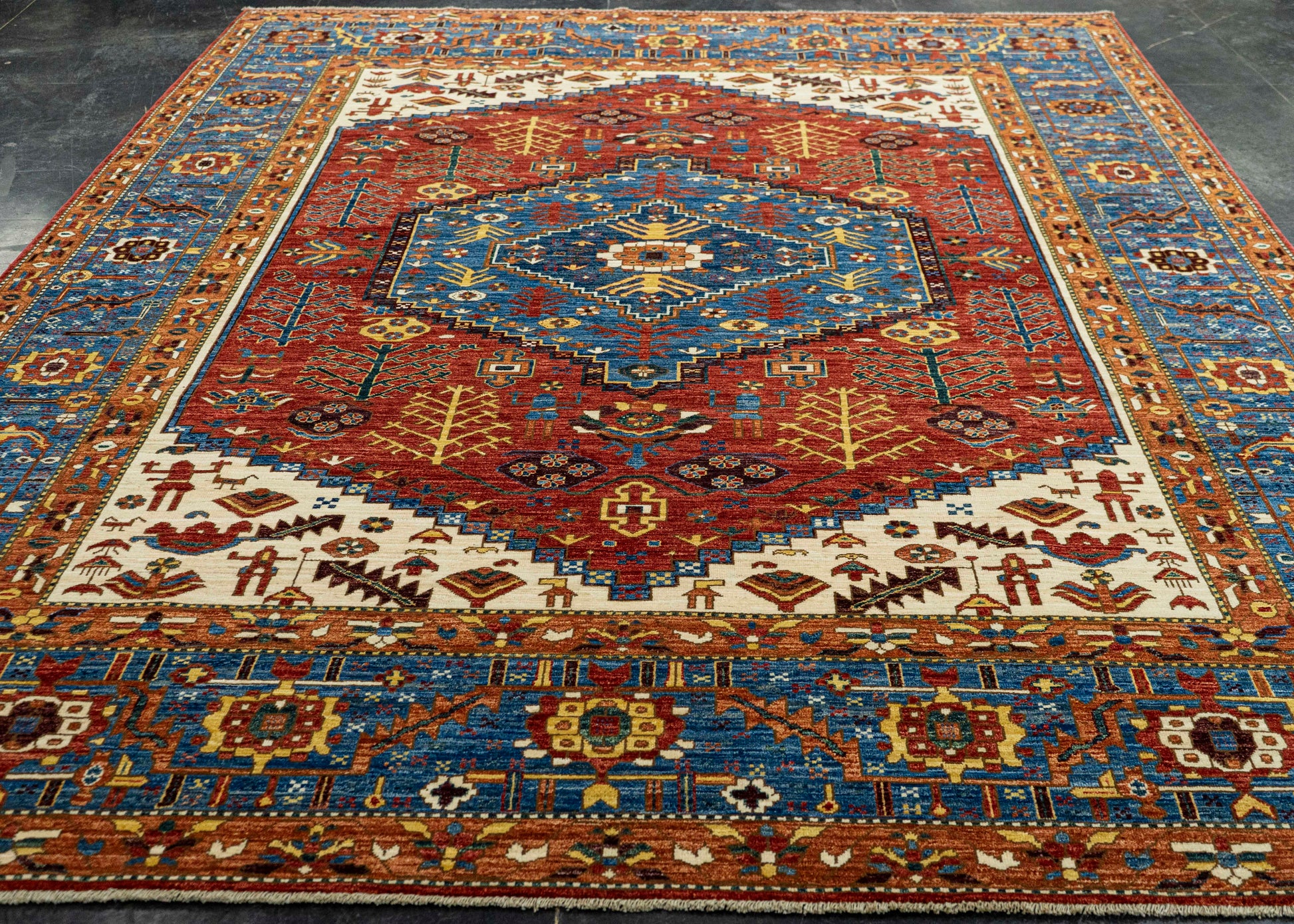 Oriental Handmade Rug  8'11" x 11'5" #22808