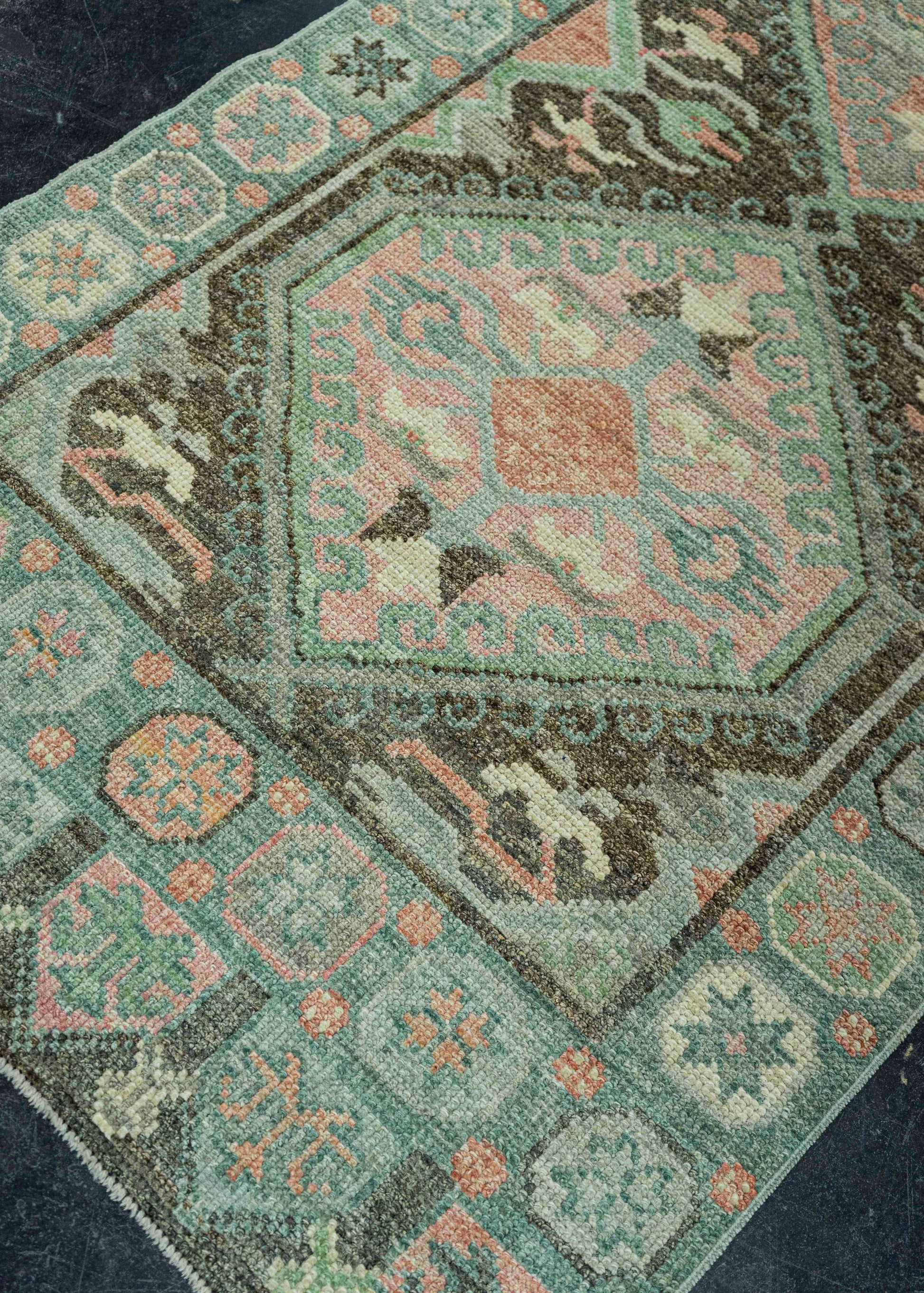Turkish Oushak Rug 2'10" x 10'4" #20042