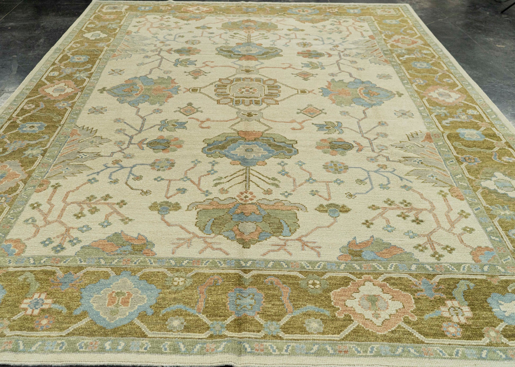 Turkish Oushak Rug 9'2" x 13'5"  #22239
