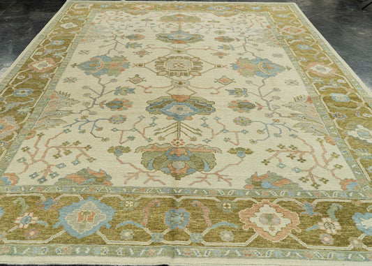 Turkish Oushak Rug 9'2" x 13'5"  #22239
