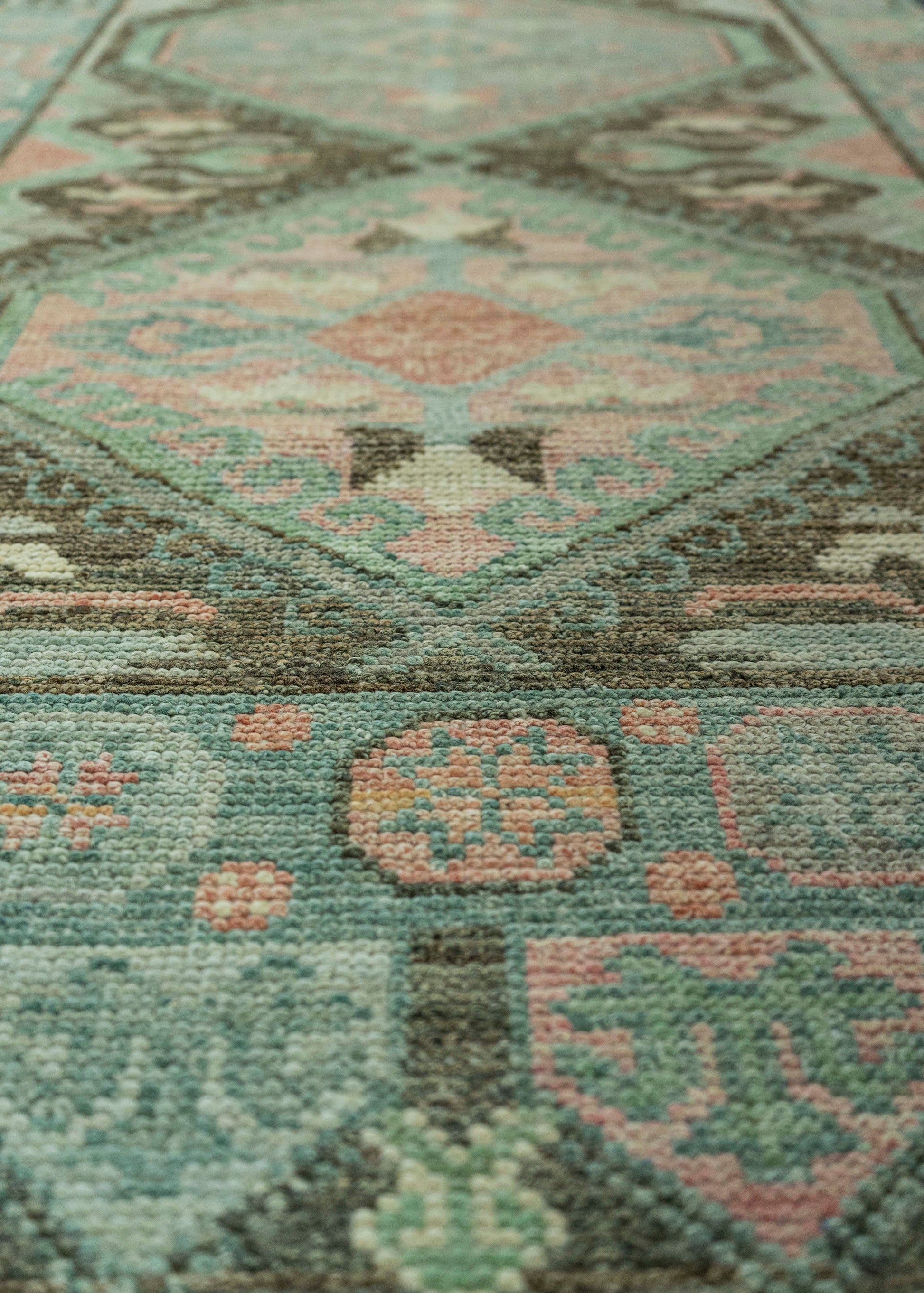Turkish Oushak Rug 2'10" x 10'4" #20042