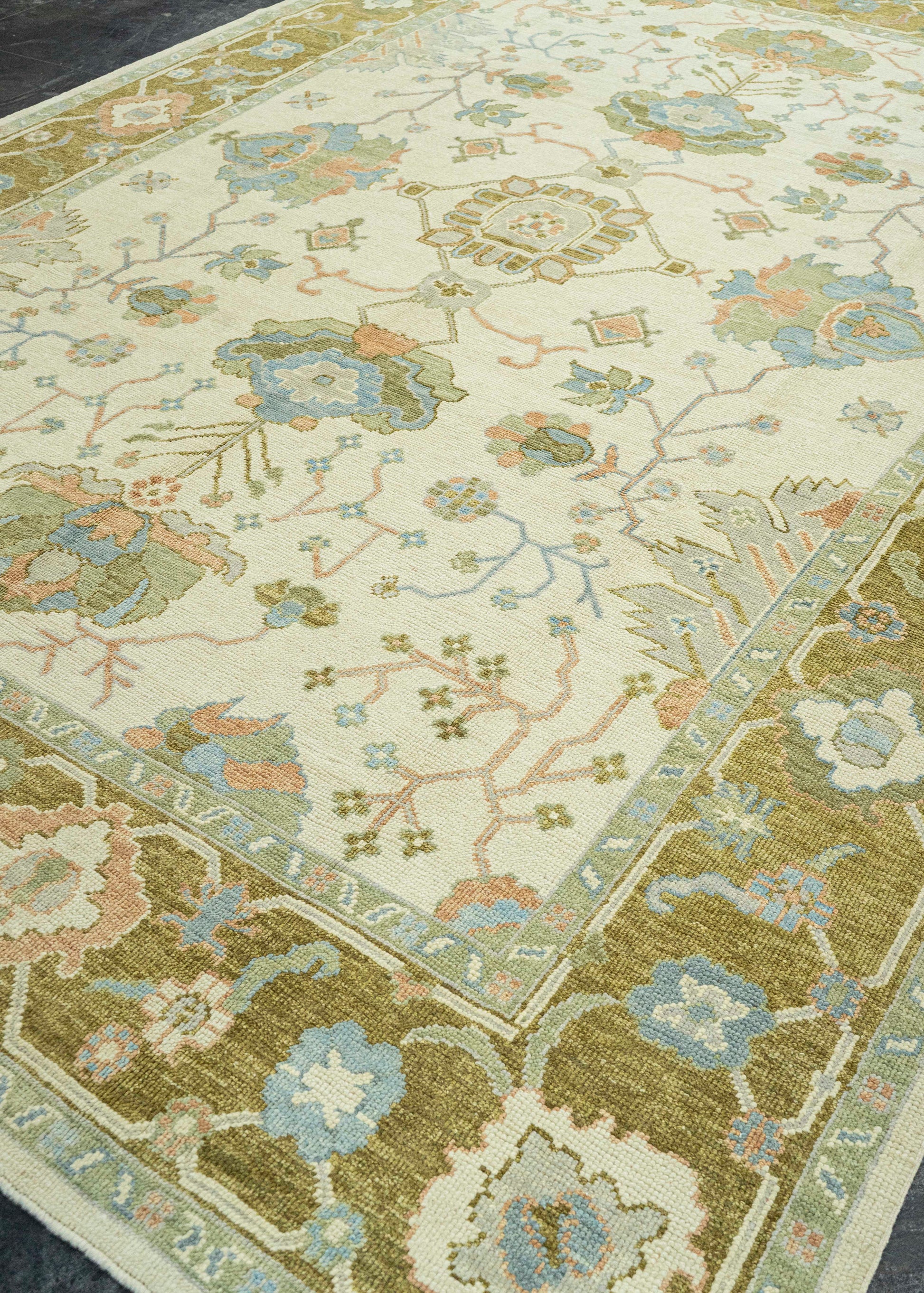 Turkish Oushak Rug 9'2" x 13'5"  #22239