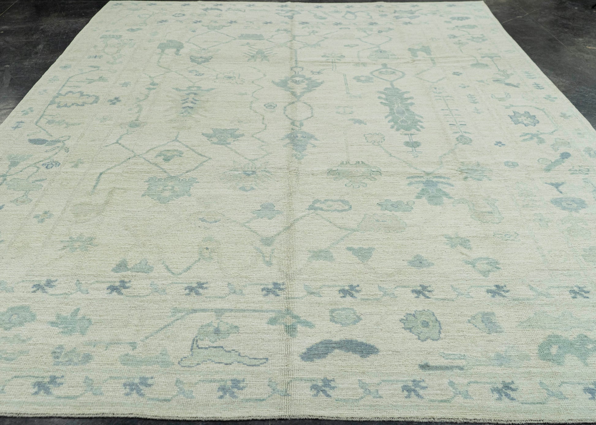 Turkish Oushak Rug 9' x 12'9"  #22636