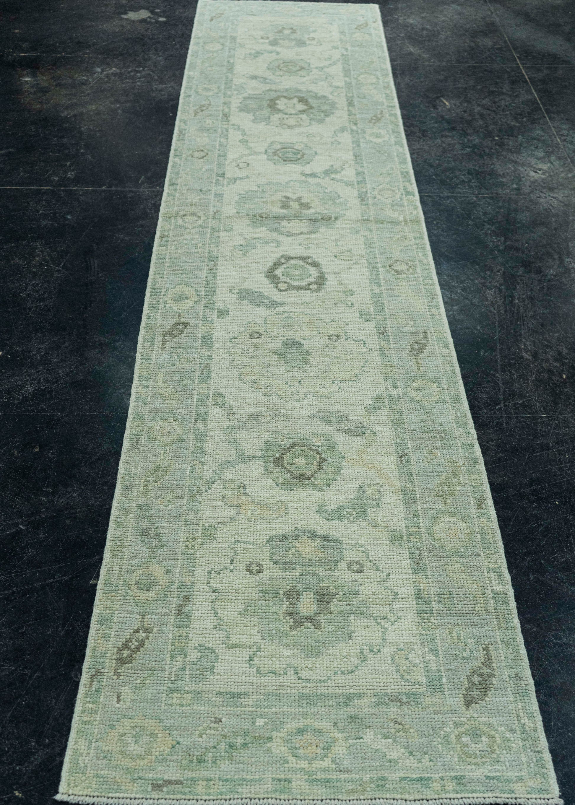 Turkish Oushak Rug 2'2" x 10'6" #19407