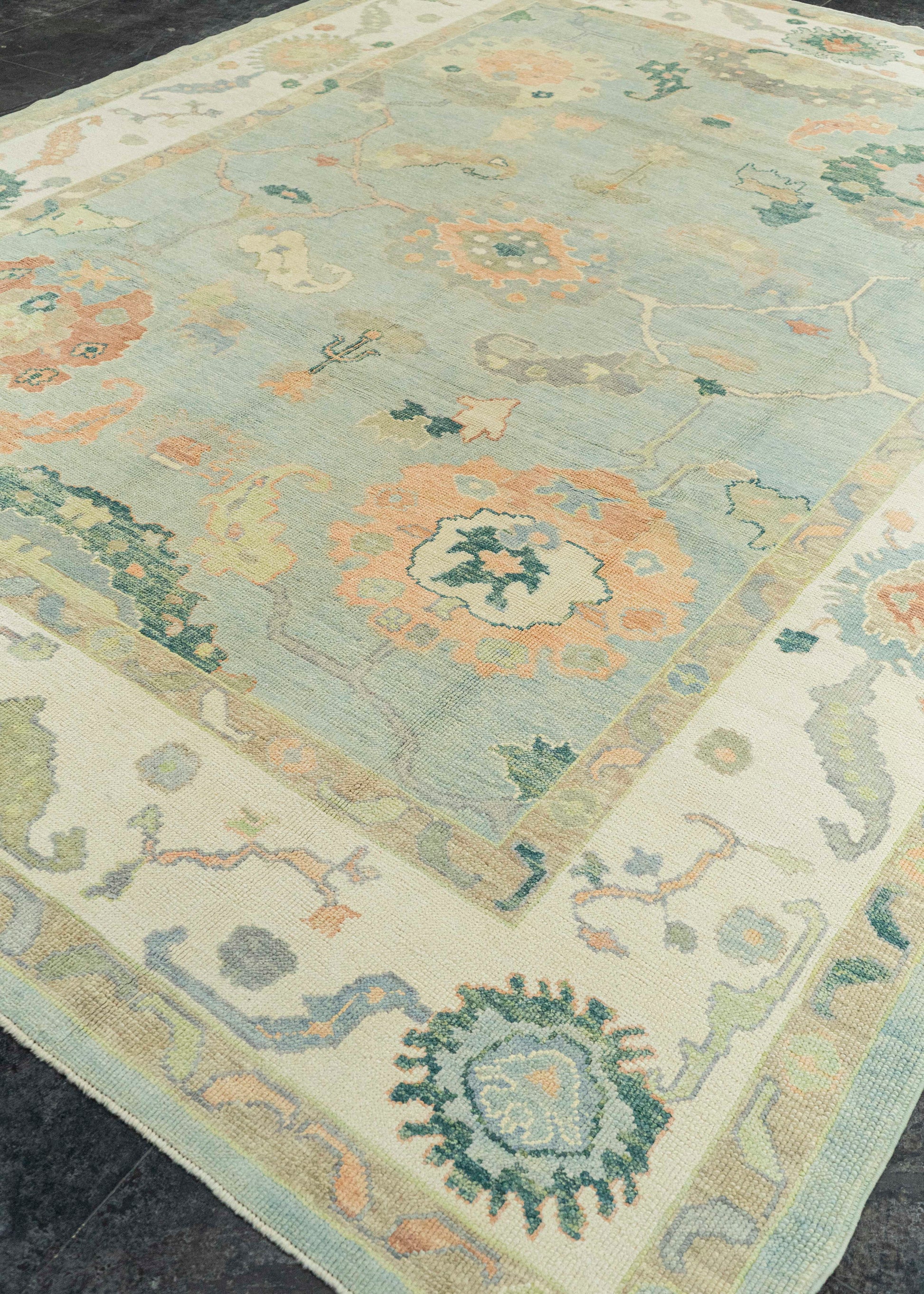 Turkish Oushak Rug 9'7" x 12'8" #22211
