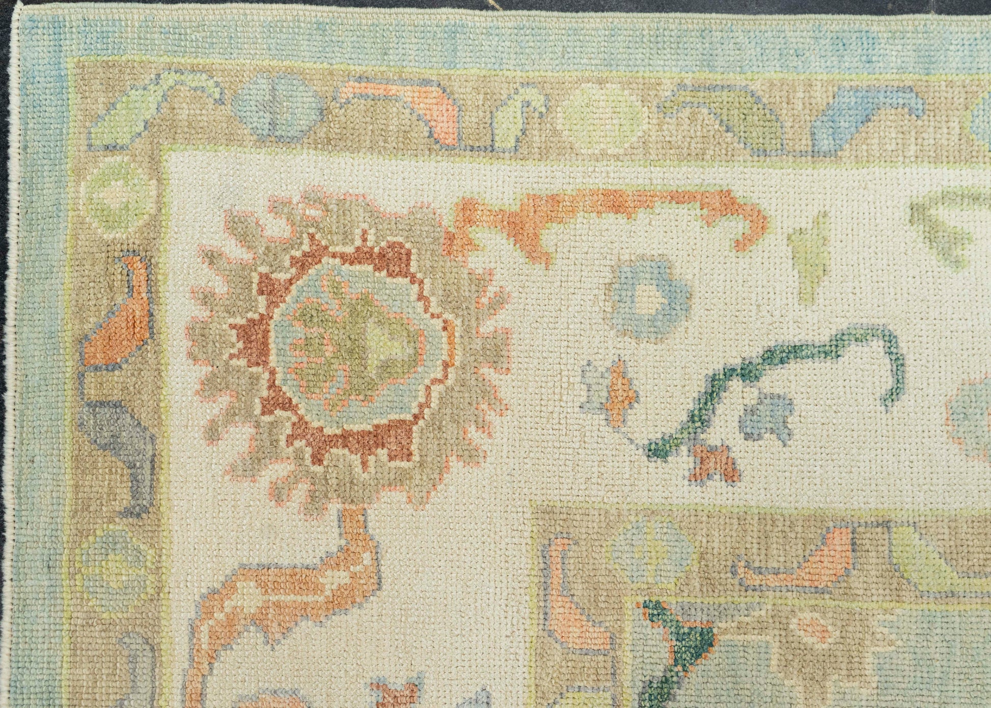Turkish Oushak Rug 9'7" x 12'8" #22211