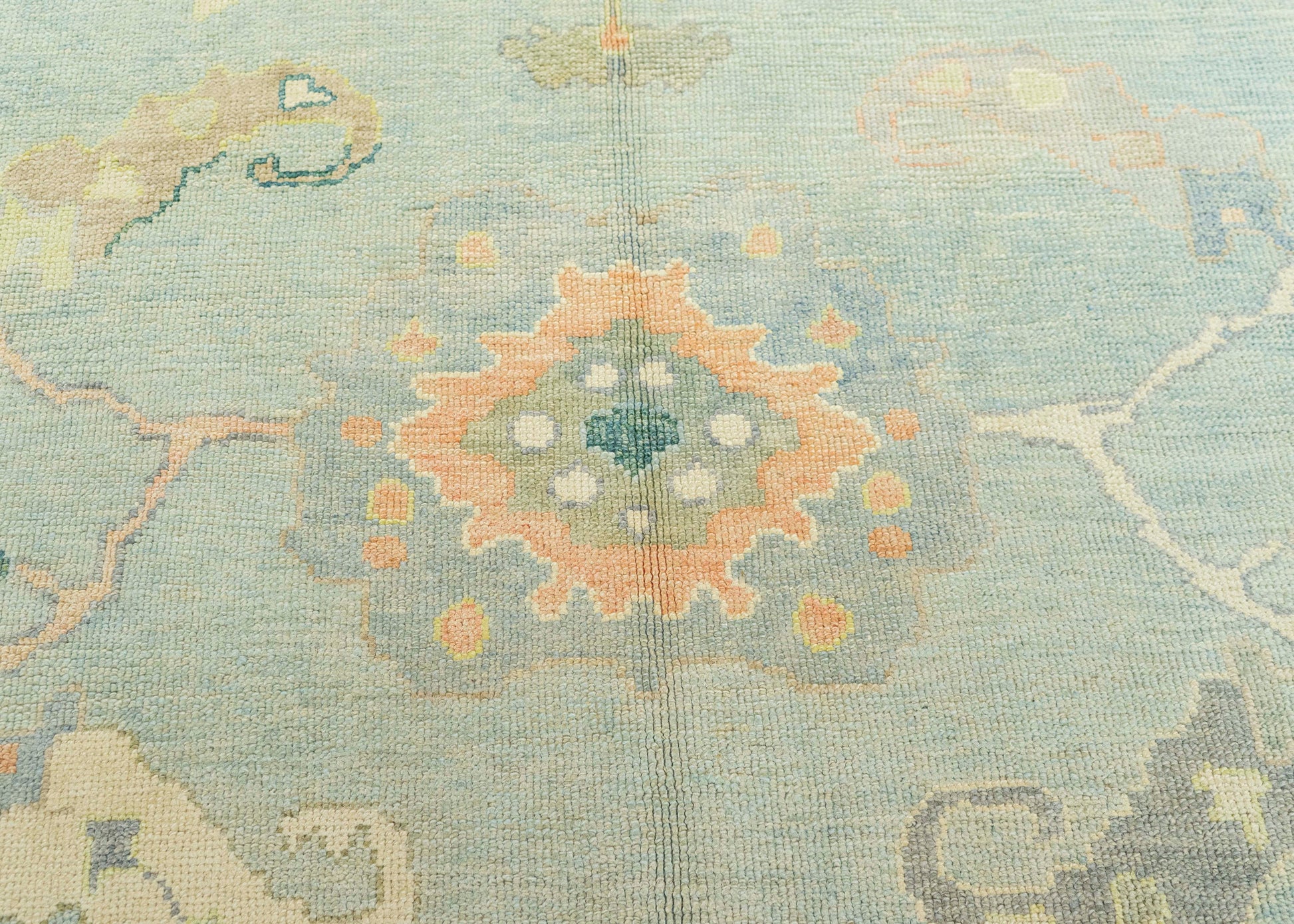 Turkish Oushak Rug 9'7" x 12'8" #22211