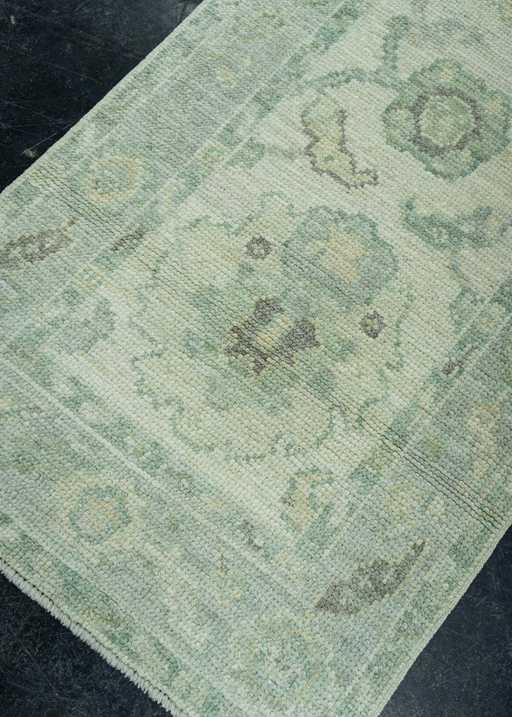 Turkish Oushak Rug 2'1" x 10'8" #19487