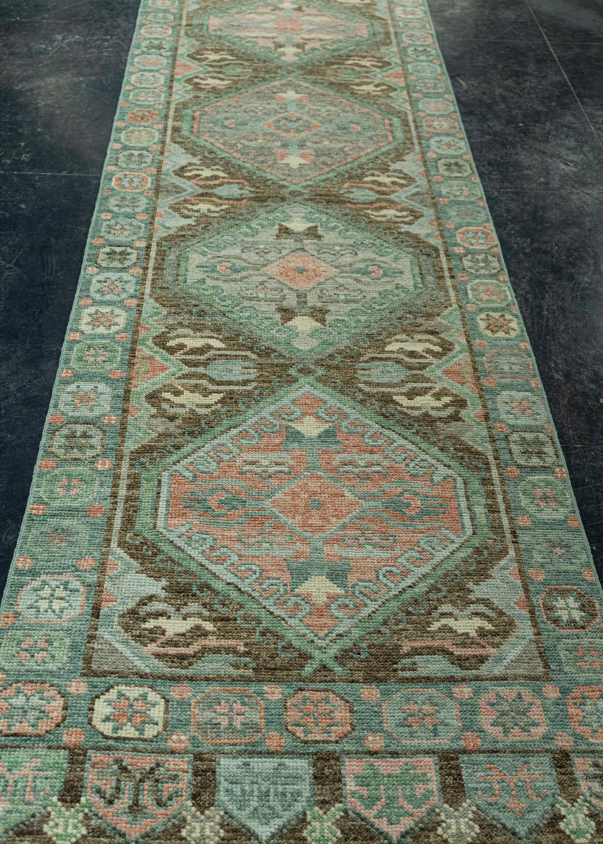 Turkish Oushak Rug 2'9" x 10'5" #20025