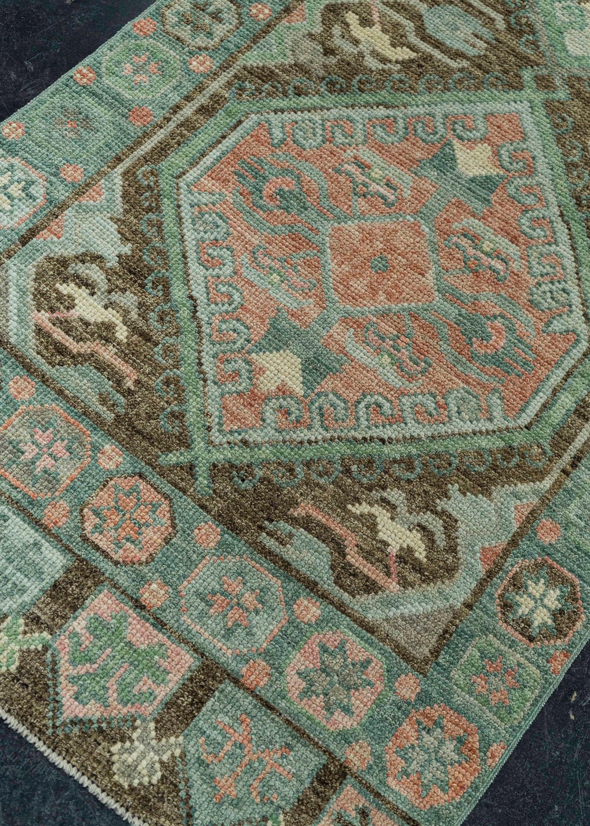 Turkish Oushak Rug 2'9" x 10'5" #20025