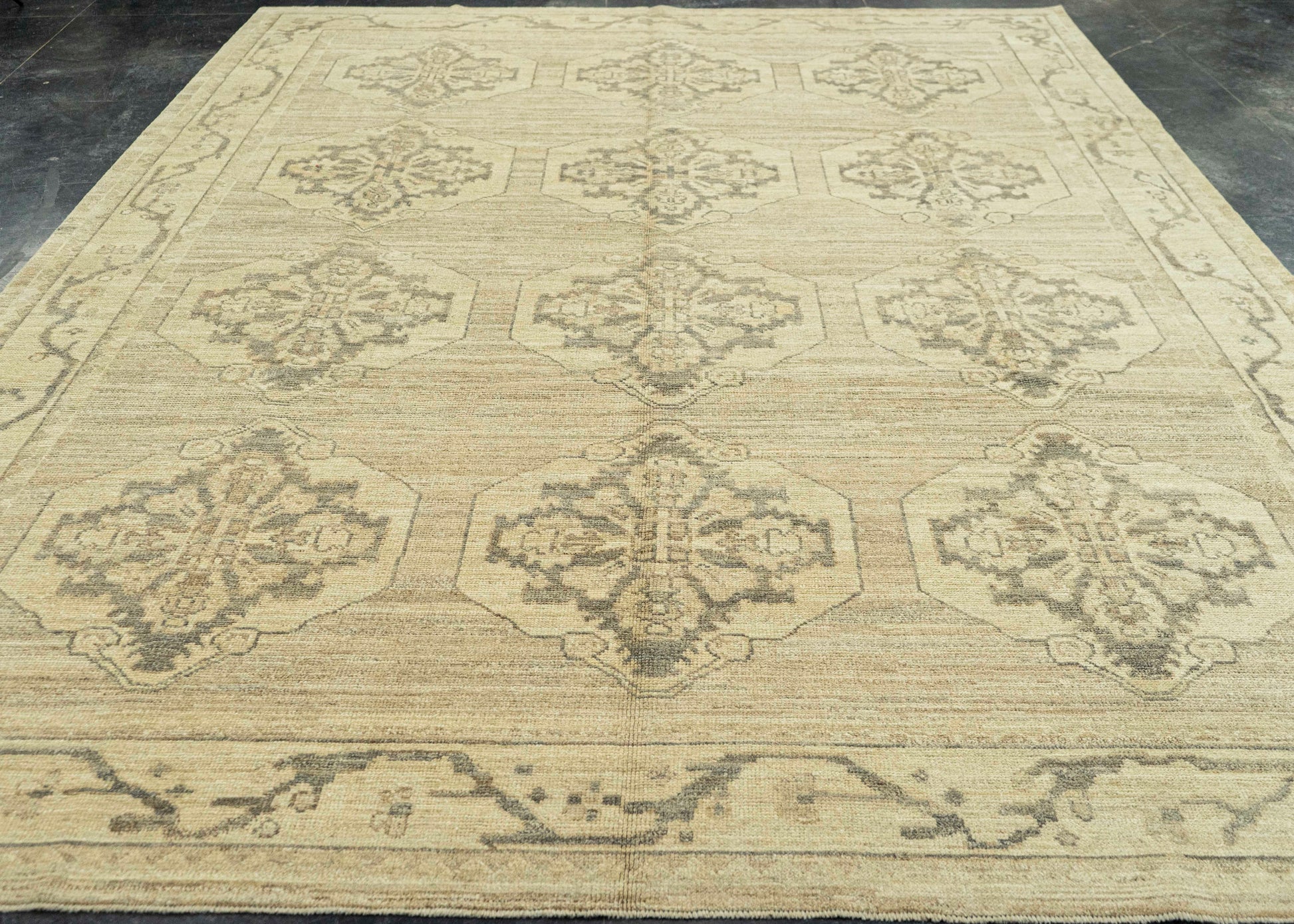 Turkish Oushak Rug 9'3" x 12'7" #23024