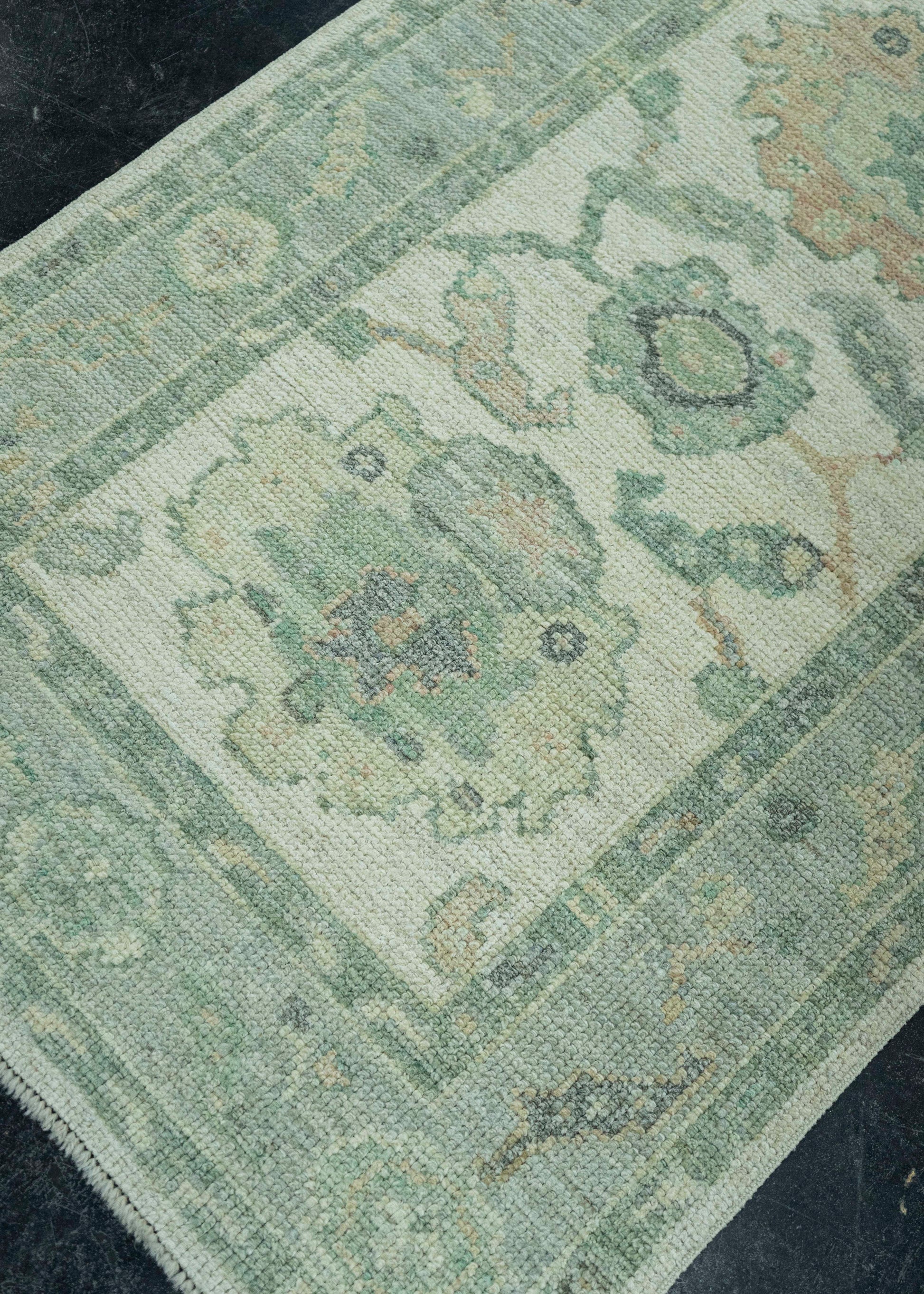 Turkish Oushak Rug 2'8" x 10'3" #19338