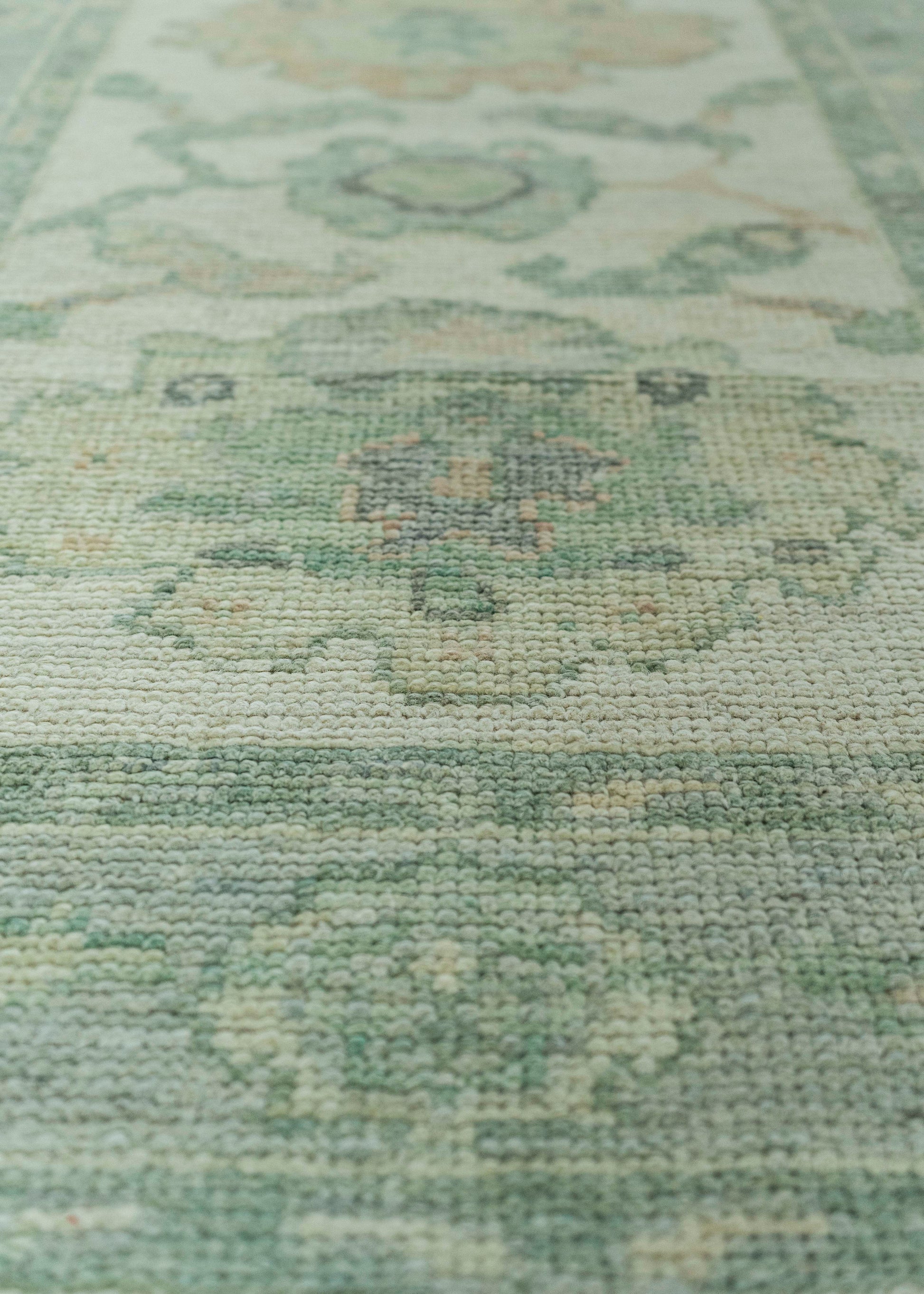 Turkish Oushak Rug 2'8" x 10'3" #19338