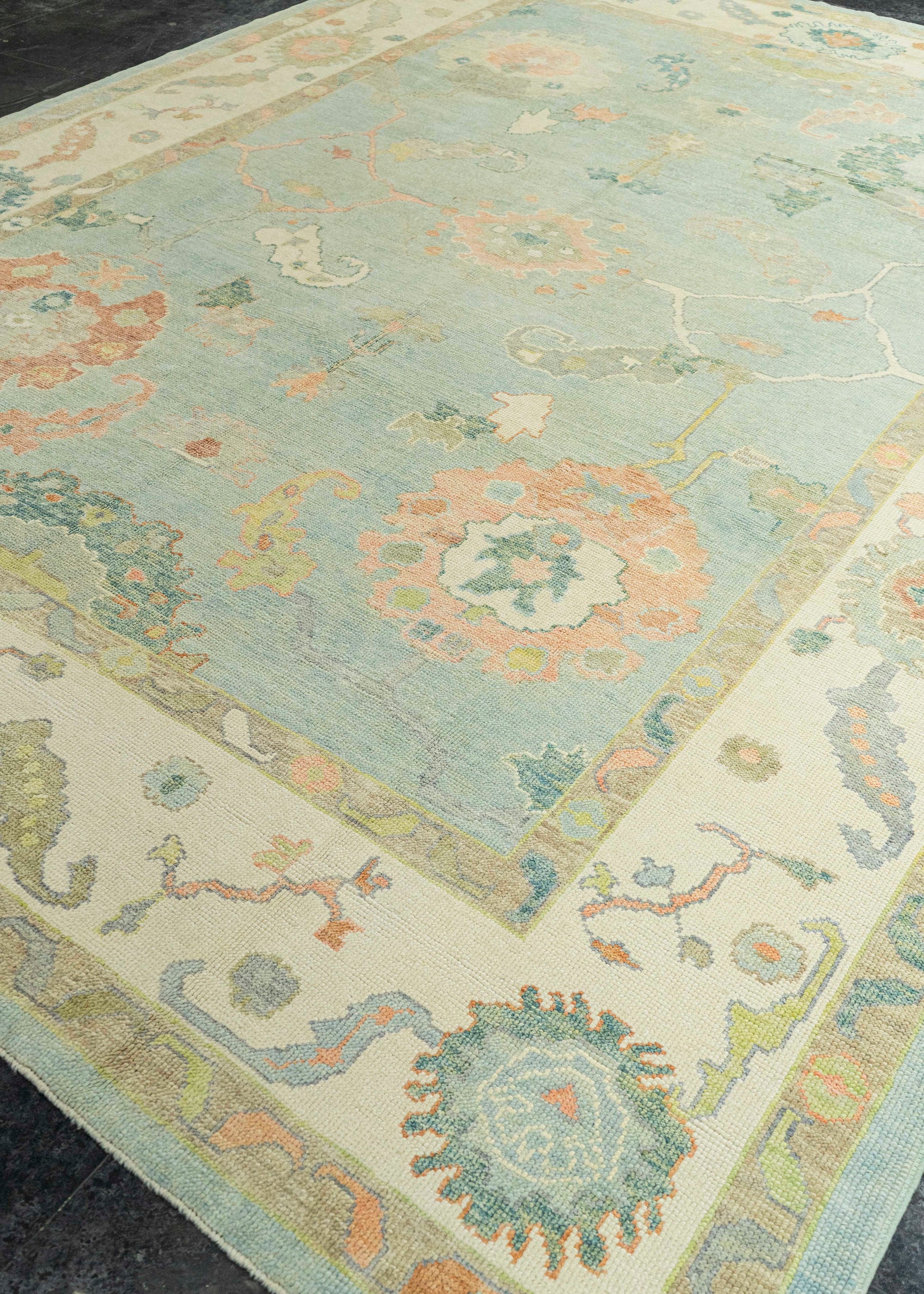 Turkish Oushak Rug 9'7" x 12'7" #22195