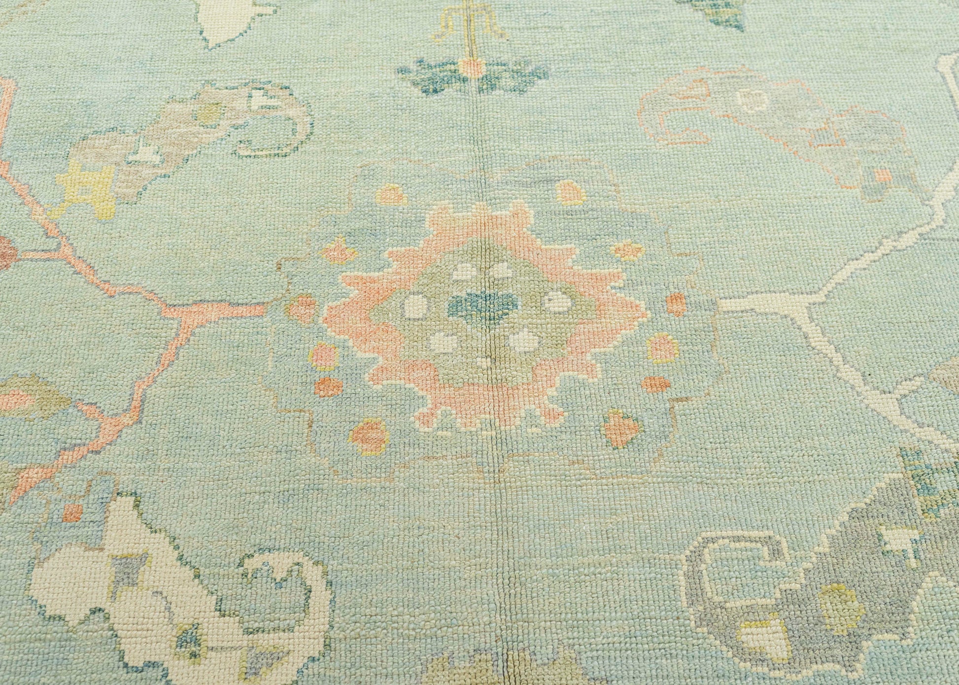 Turkish Oushak Rug 9'7" x 12'7" #22195