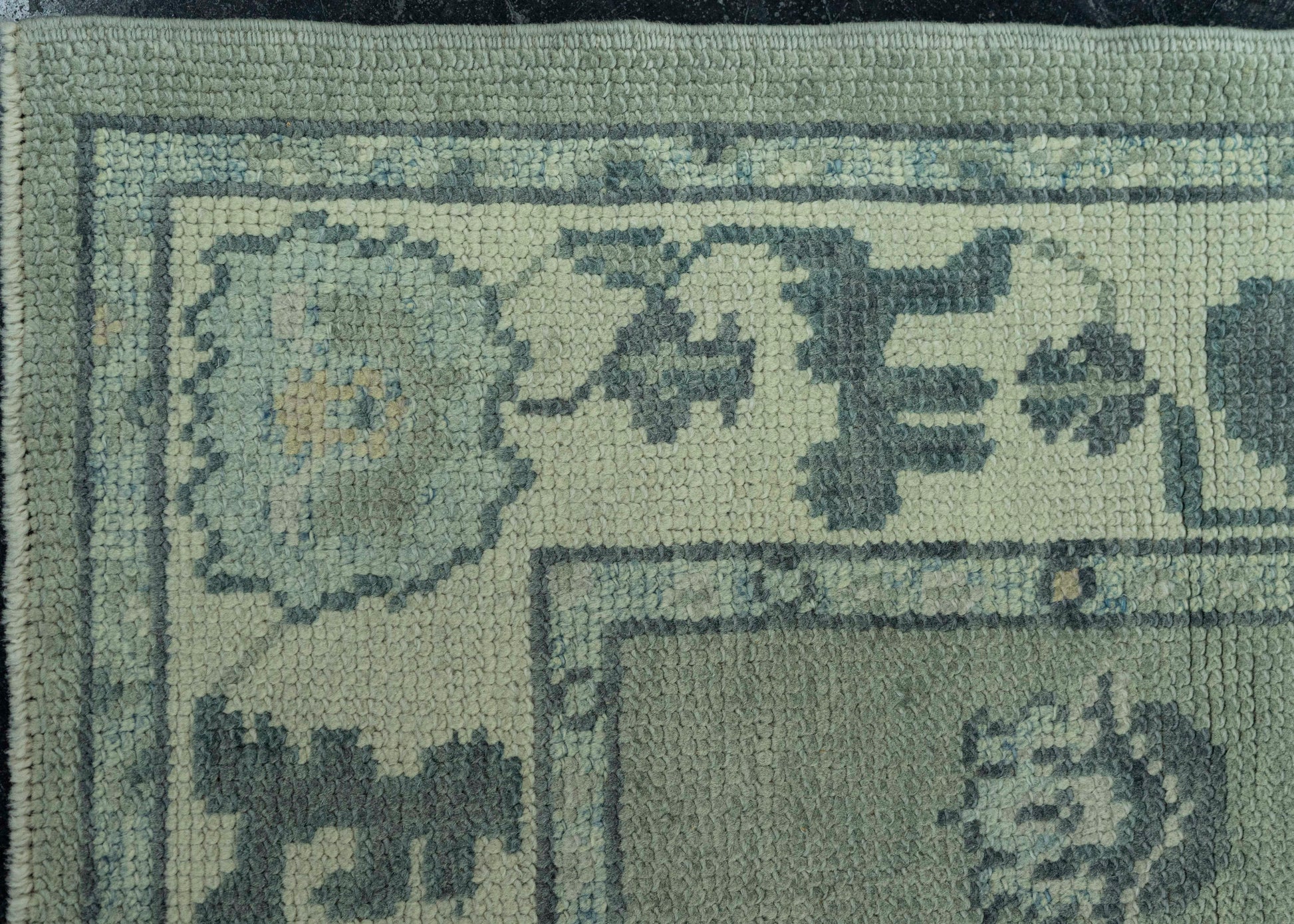 Turkish Oushak Rug 3' x 10'2" #19086