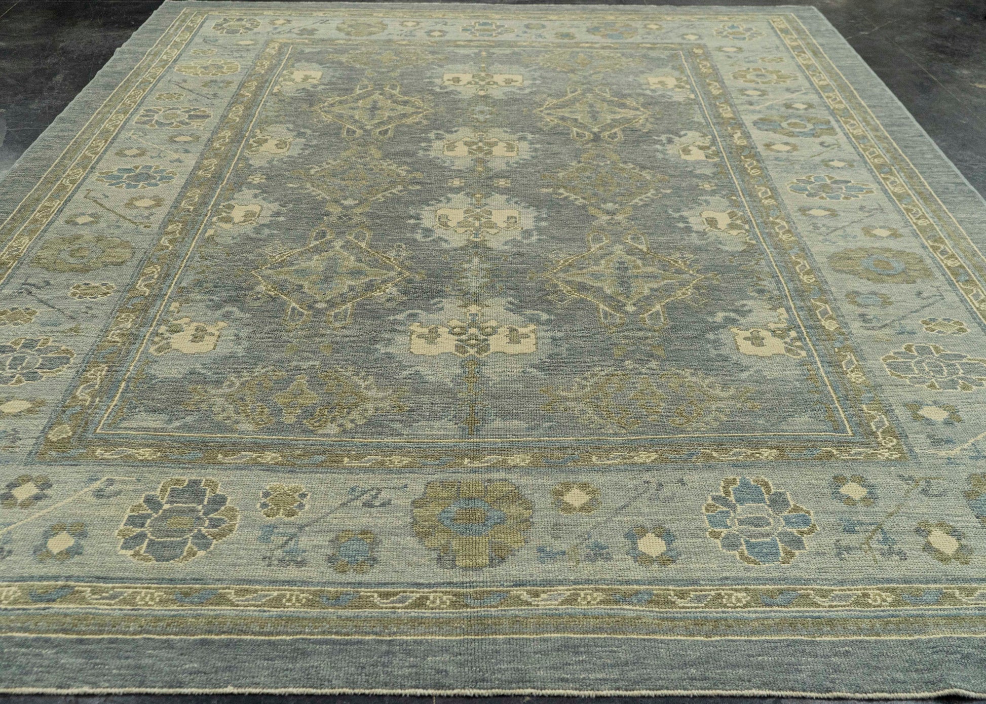 Turkish Oushak Rug 9'4" x 12'7" #22156