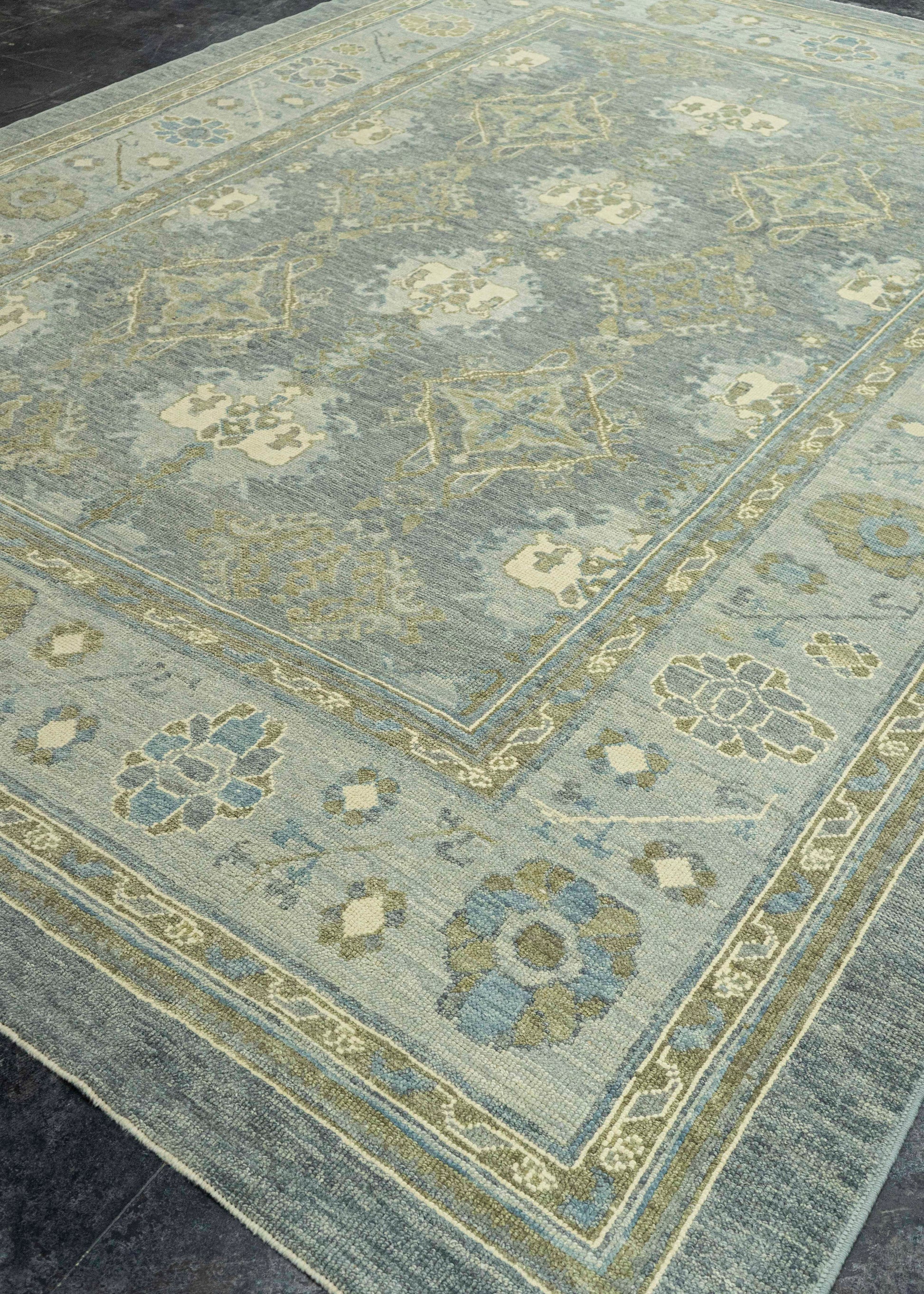 Turkish Oushak Rug 9'4" x 12'7" #22156