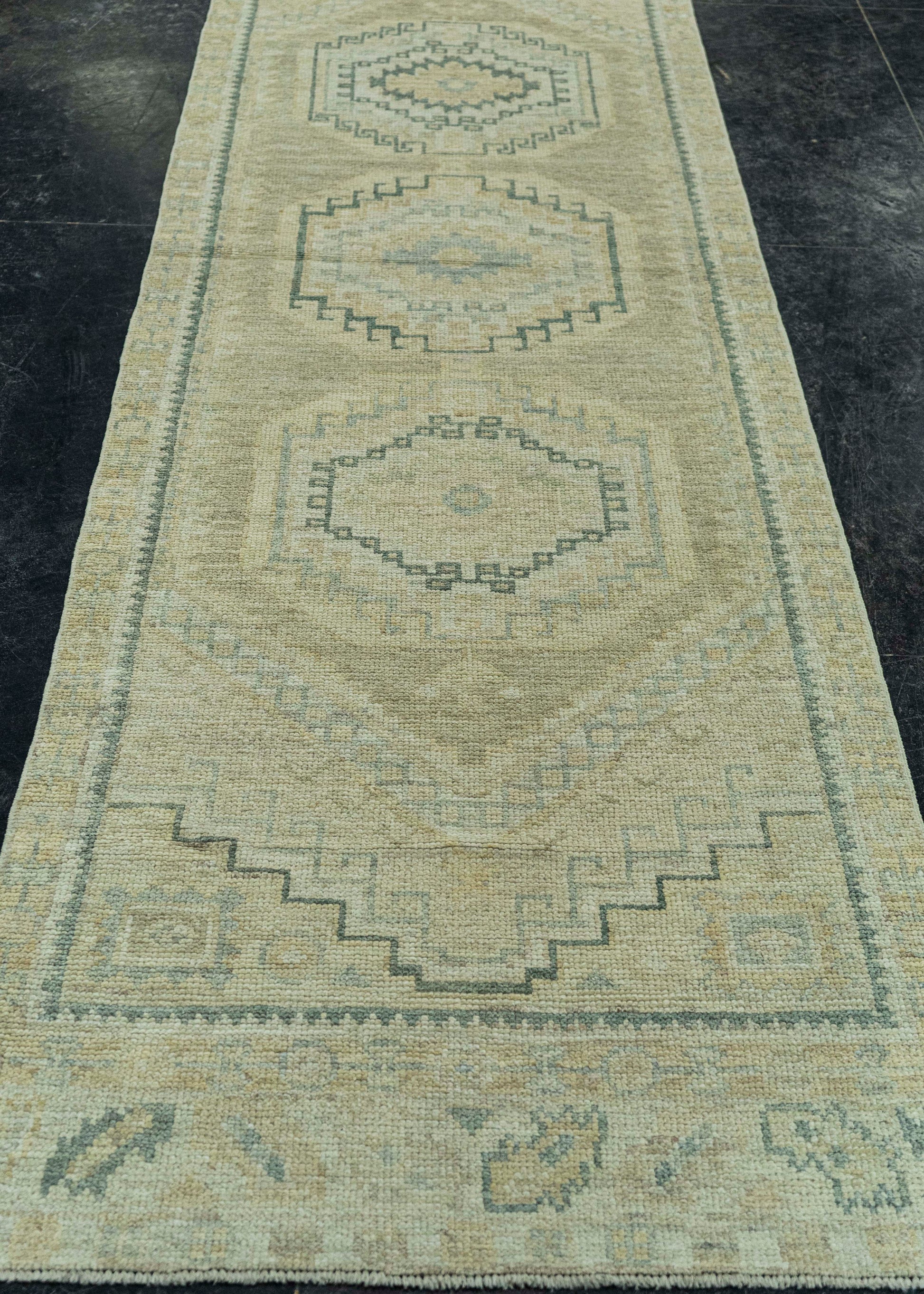 Turkish Oushak Rug 2'10" x 10'5" #19270