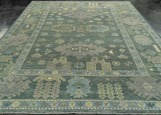 Turkish Oushak Rug 9'1" x 13' #22181
