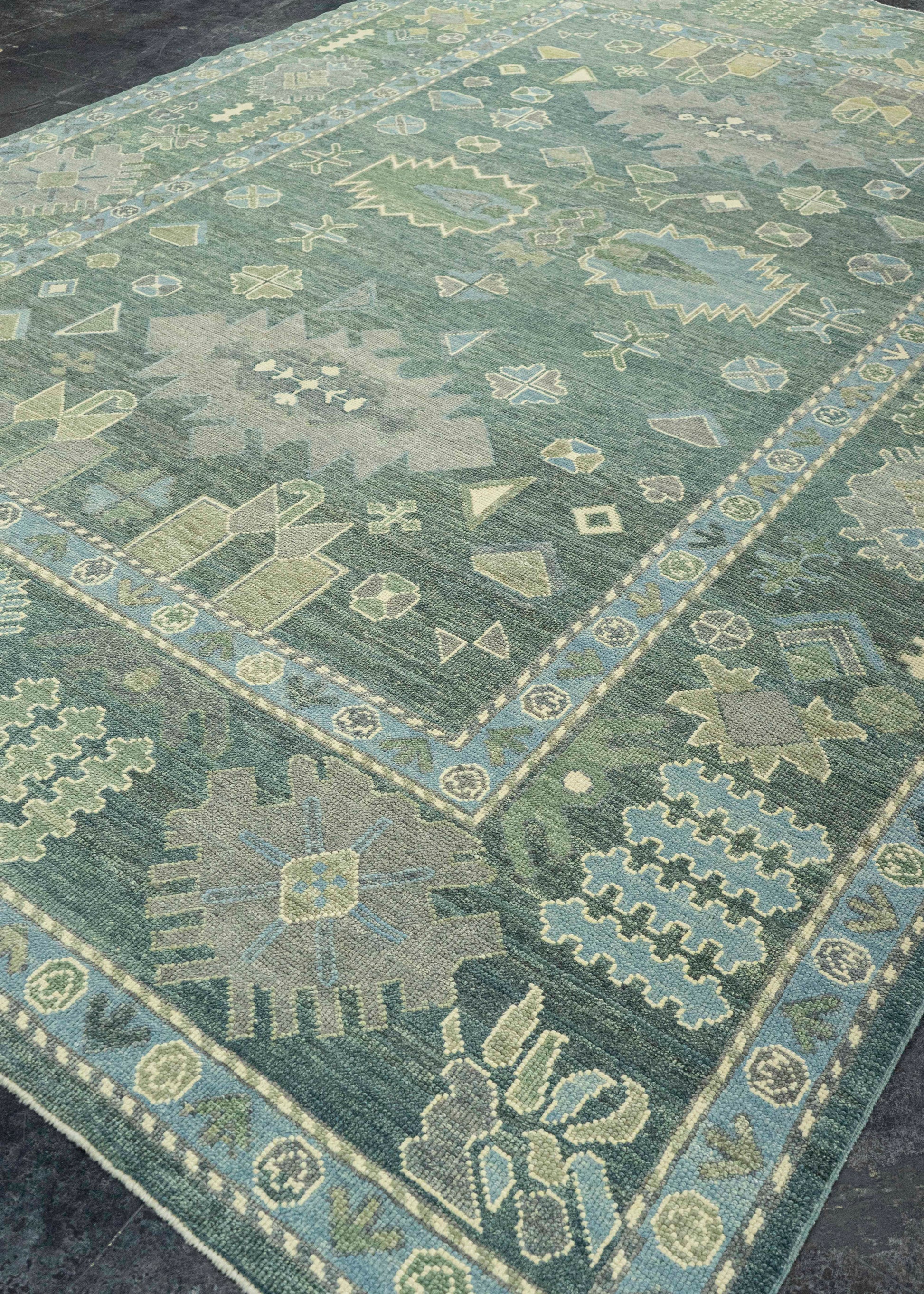 Turkish Oushak Rug 9'1" x 13' #22181