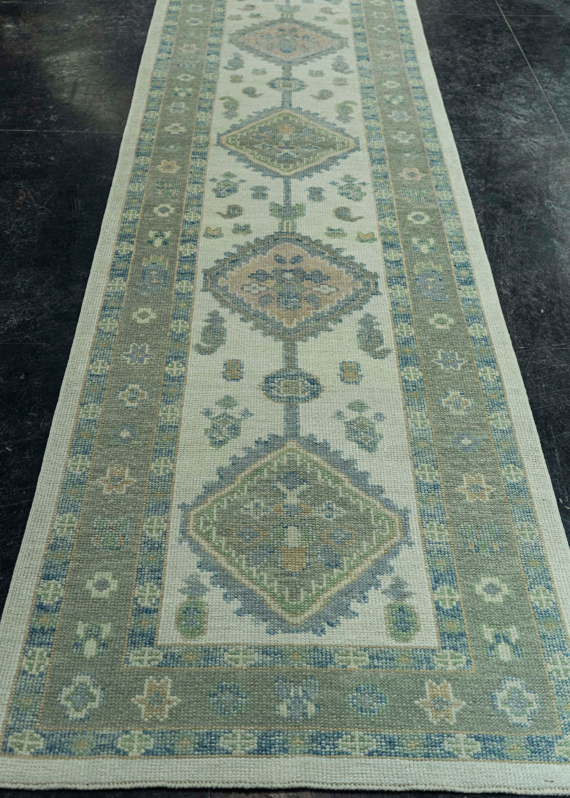 Turkish Oushak Rug 2'10" x 11'9" #19159