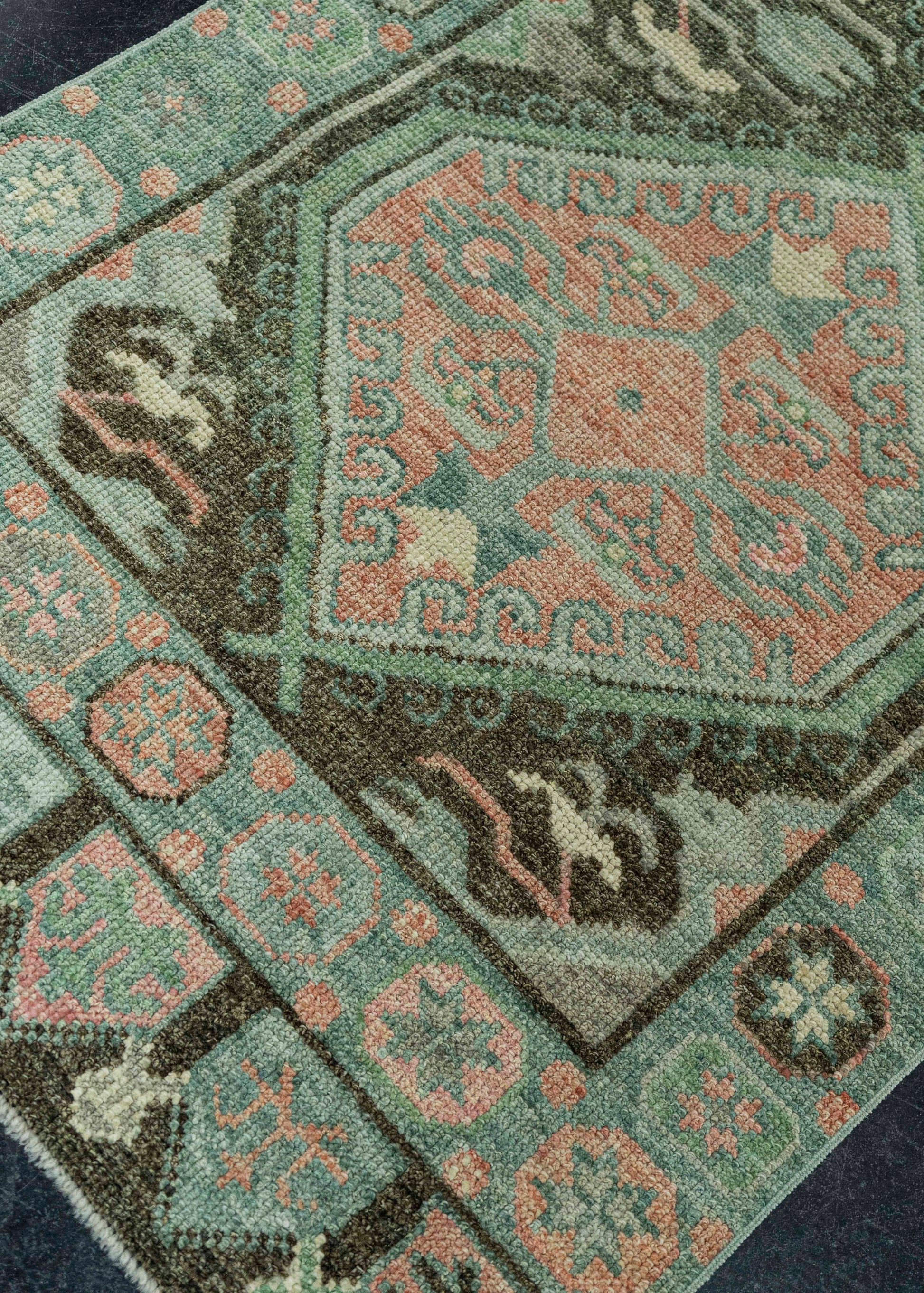 Turkish Oushak Rug 2'10" x 10'6" #20024