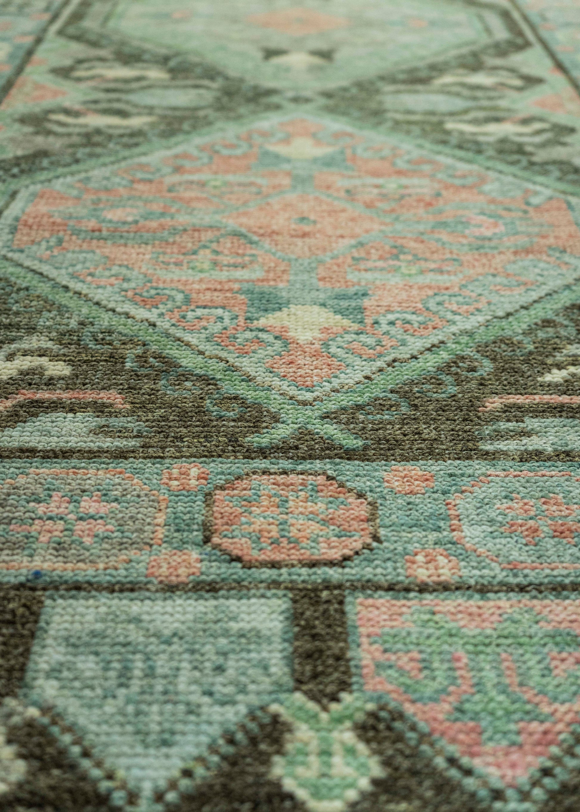 Turkish Oushak Rug 2'10" x 10'6" #20024