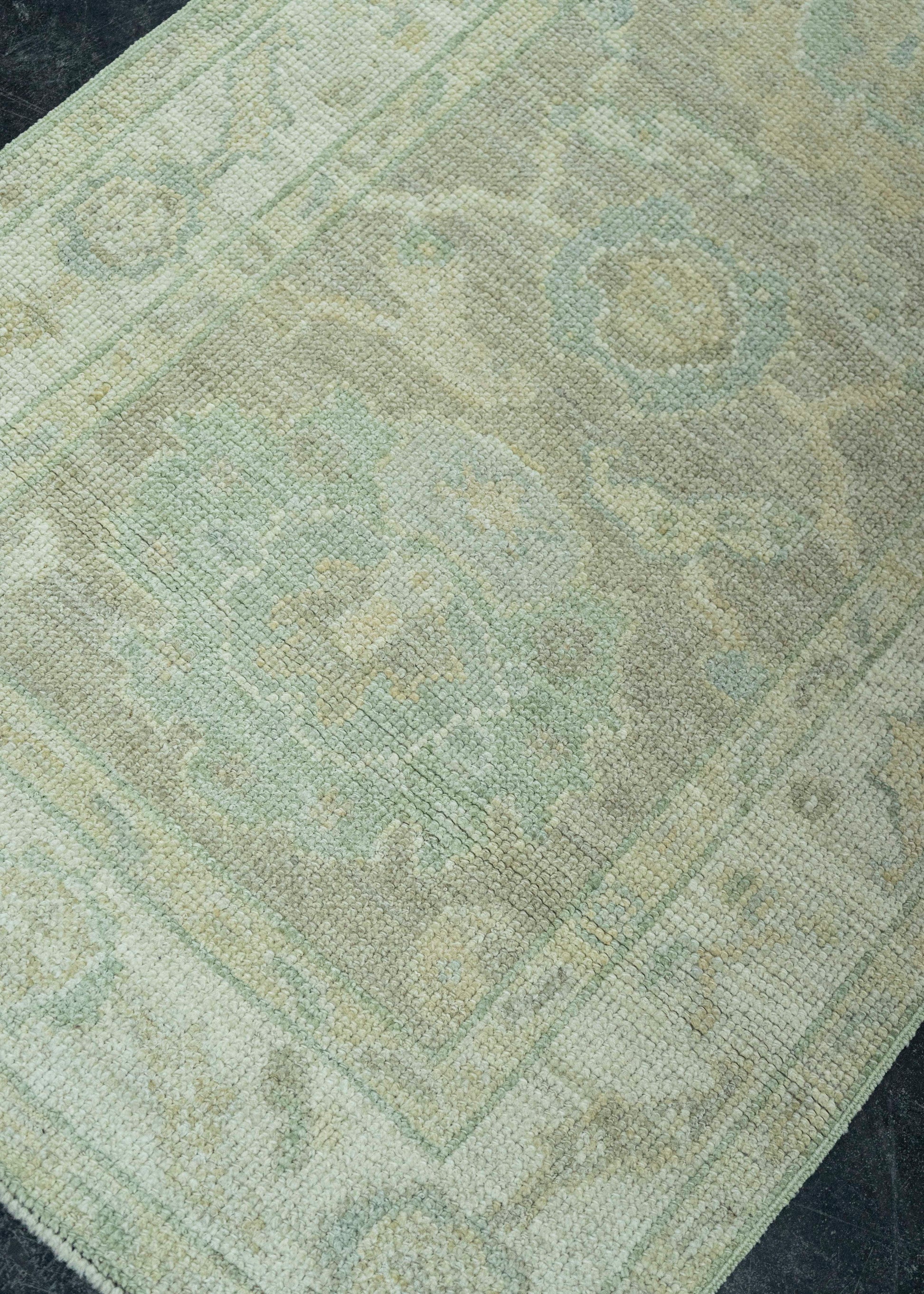 Turkish Oushak Rug 2'6" x 10'4" #19287
