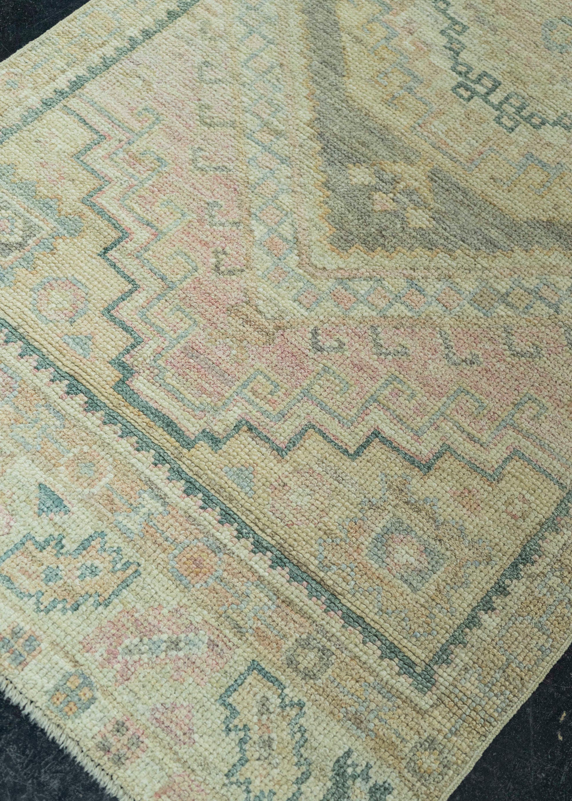 Turkish Oushak Rug 2'11" x 10'3" #19249