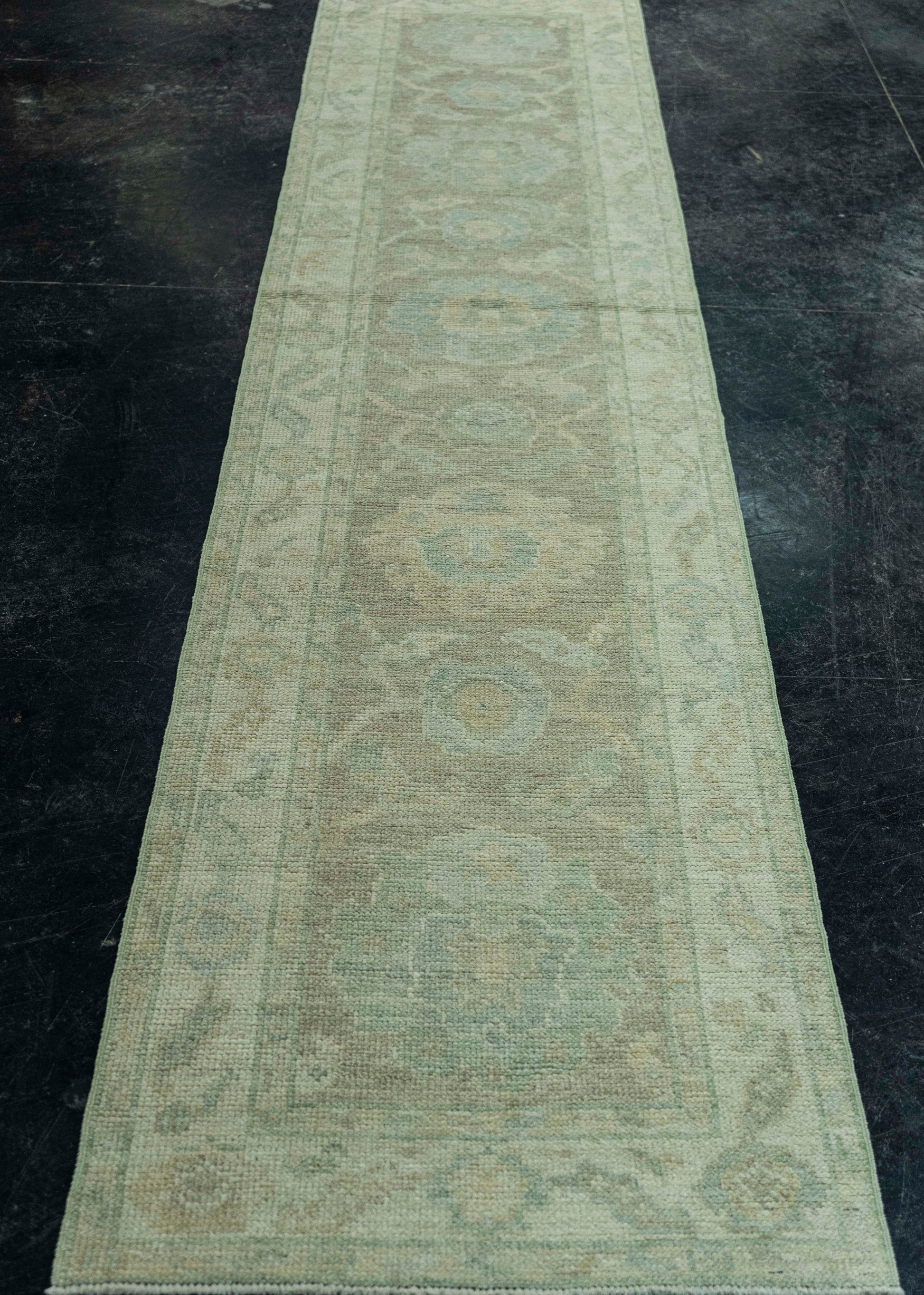 Turkish Oushak Rug 2'2" x 10'3" #19320