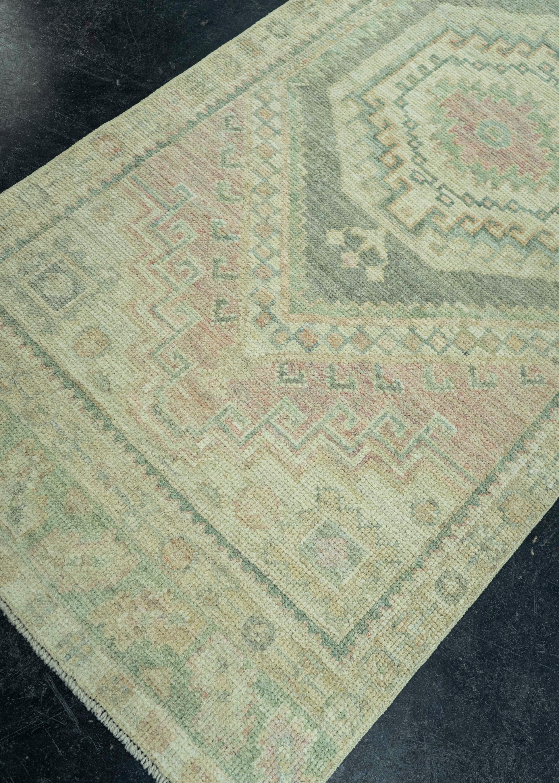Turkish Oushak Rug 2'10" x 11' #19493