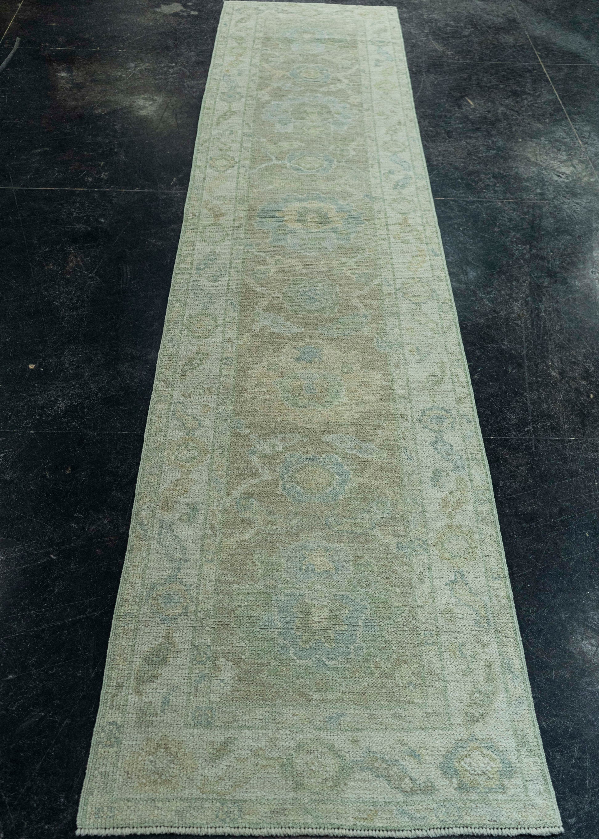 Turkish Oushak Rug 2'2" x 10'1" #19293
