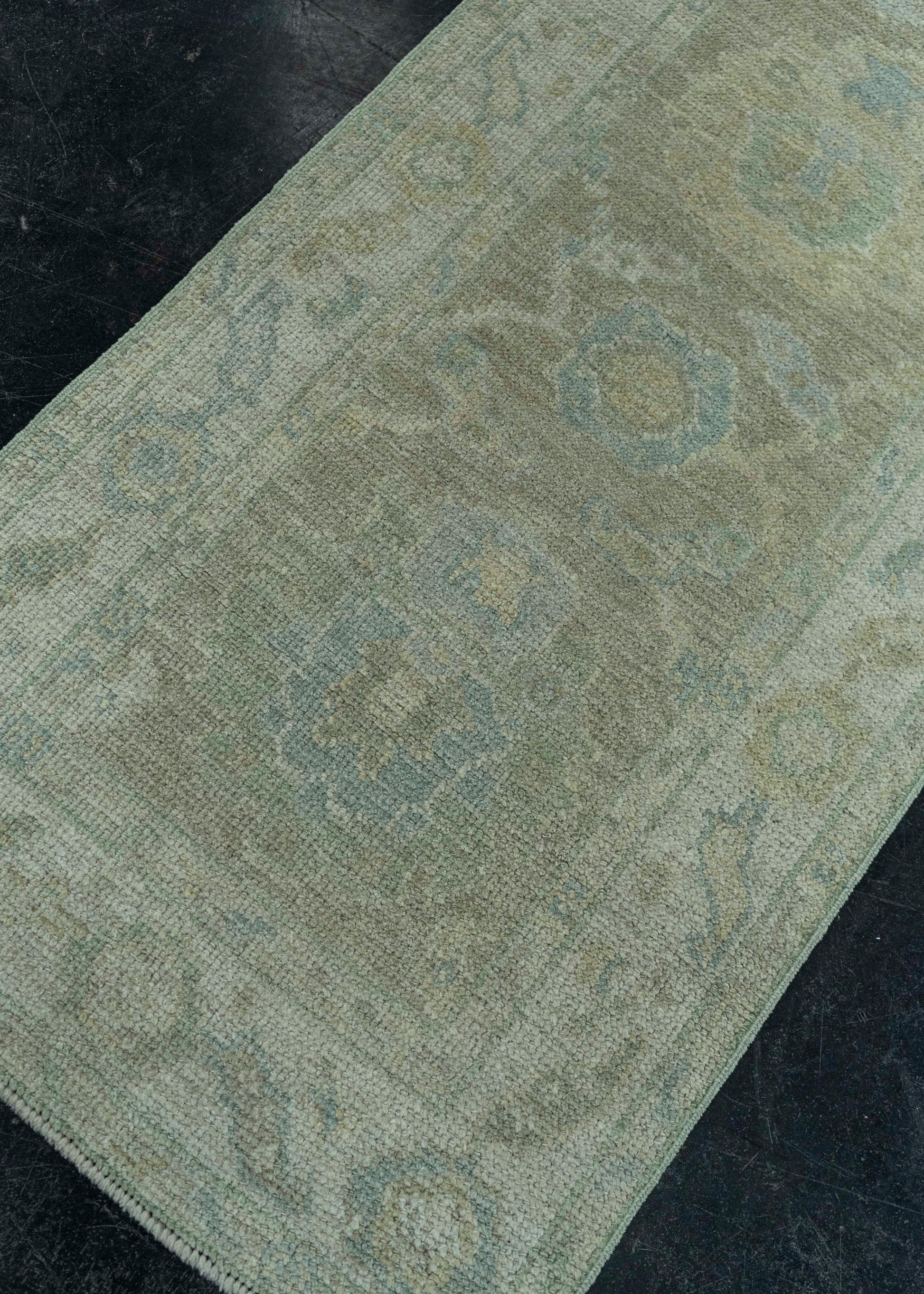 Turkish Oushak Rug 2'2" x 10'1" #19293