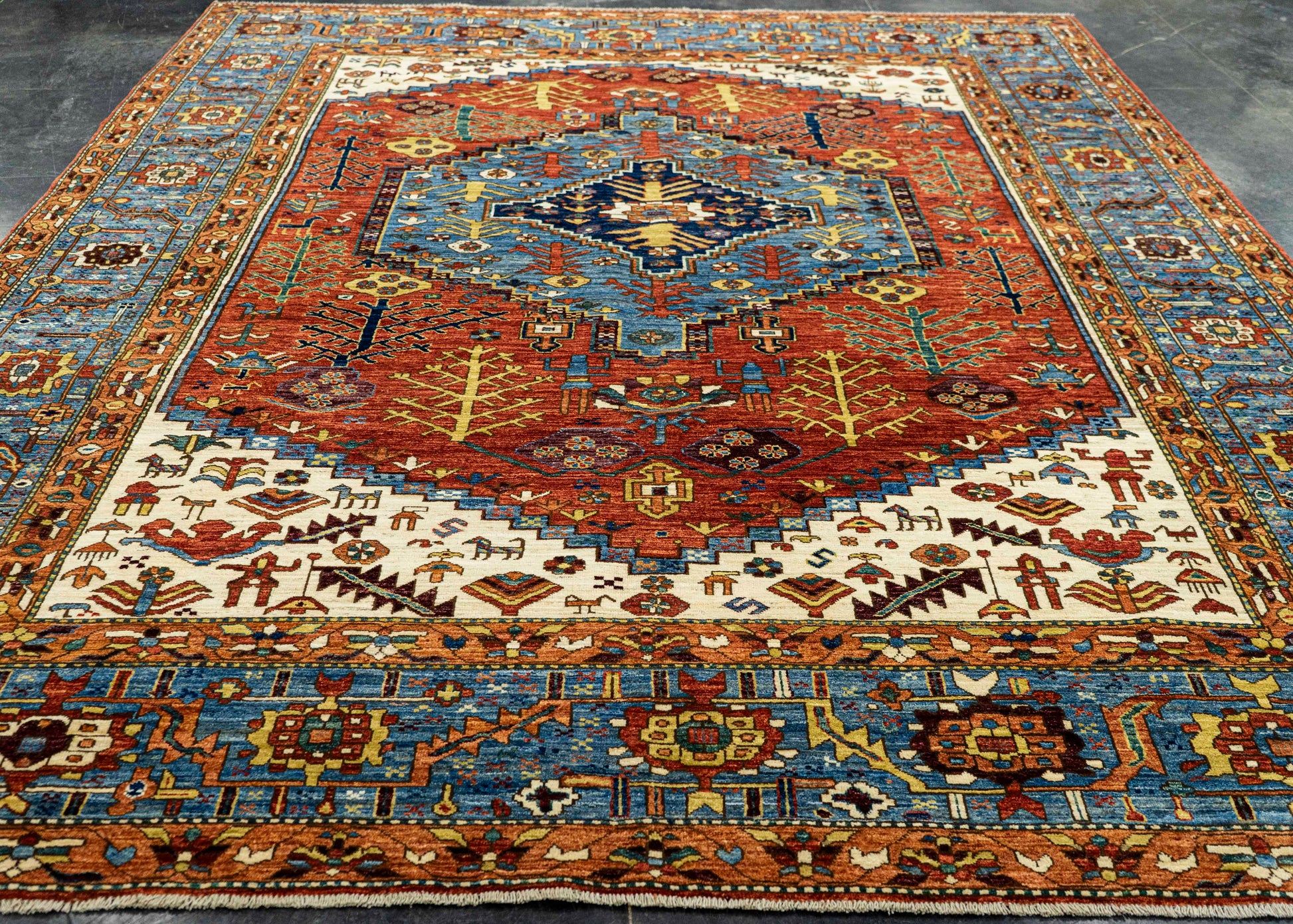 Oriental Handmade Rug  8'11" x 11'11" #22812