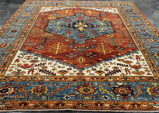 Oriental Handmade Rug  8'11" x 11'11" #22812
