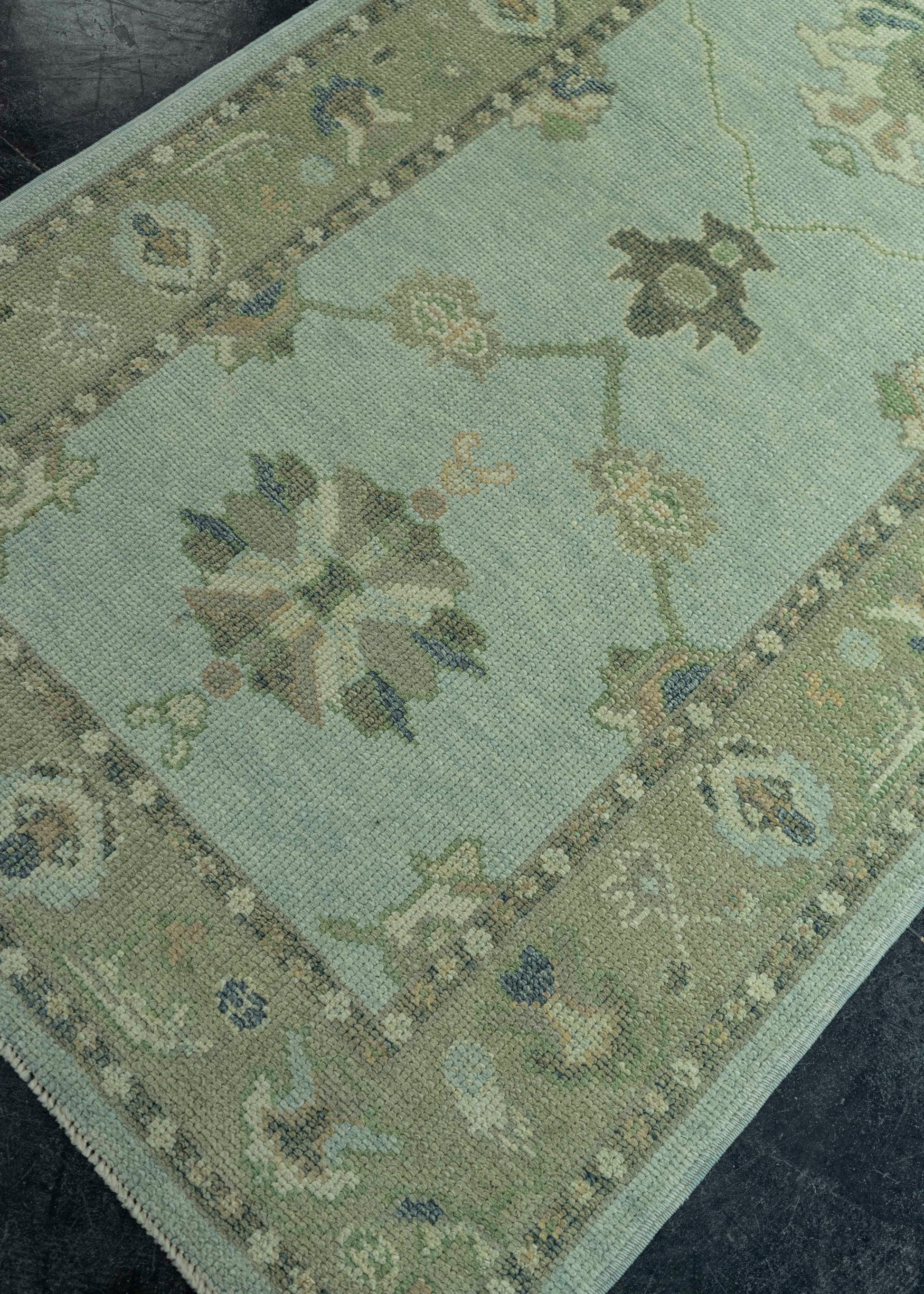 Turkish Oushak Rug 3'2" x 14'6" #19129